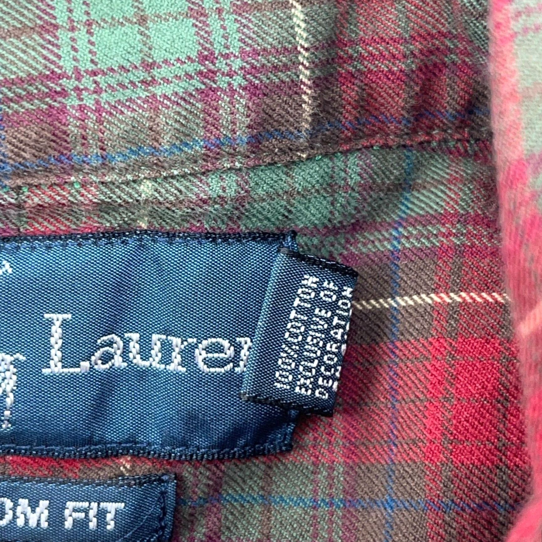 Ralph Lauren Ralph Lauren Shirt Men Medium Red Plaid Button-Up Flannel Cotton Classic Fit Mens Preppy Modern Size US M / EU 48-50 / 2 - 6 Thumbnail