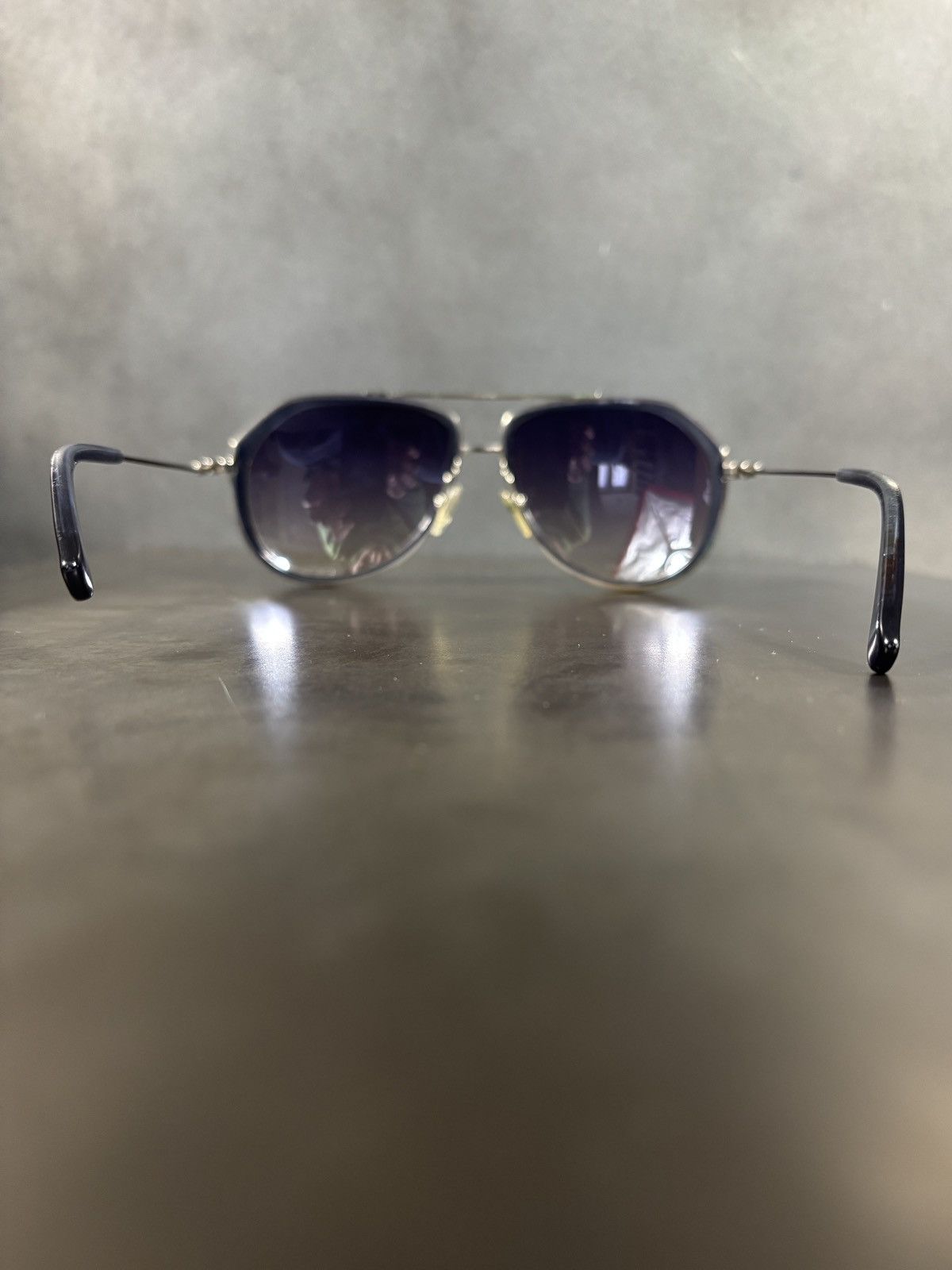 MCM MCM Sunglasses Metal Aviators Monogram 2010s Designer Italy Size ONE SIZE - 12 Thumbnail