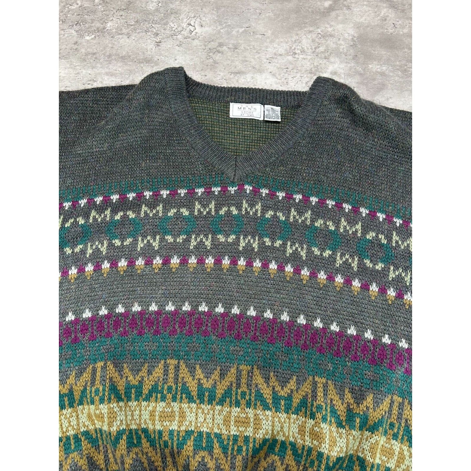 Sears Vintage 80s/90s Sears Ribbed Pull Over Knit Sweater Size XL Size US XL / EU 56 / 4 - 4 Thumbnail