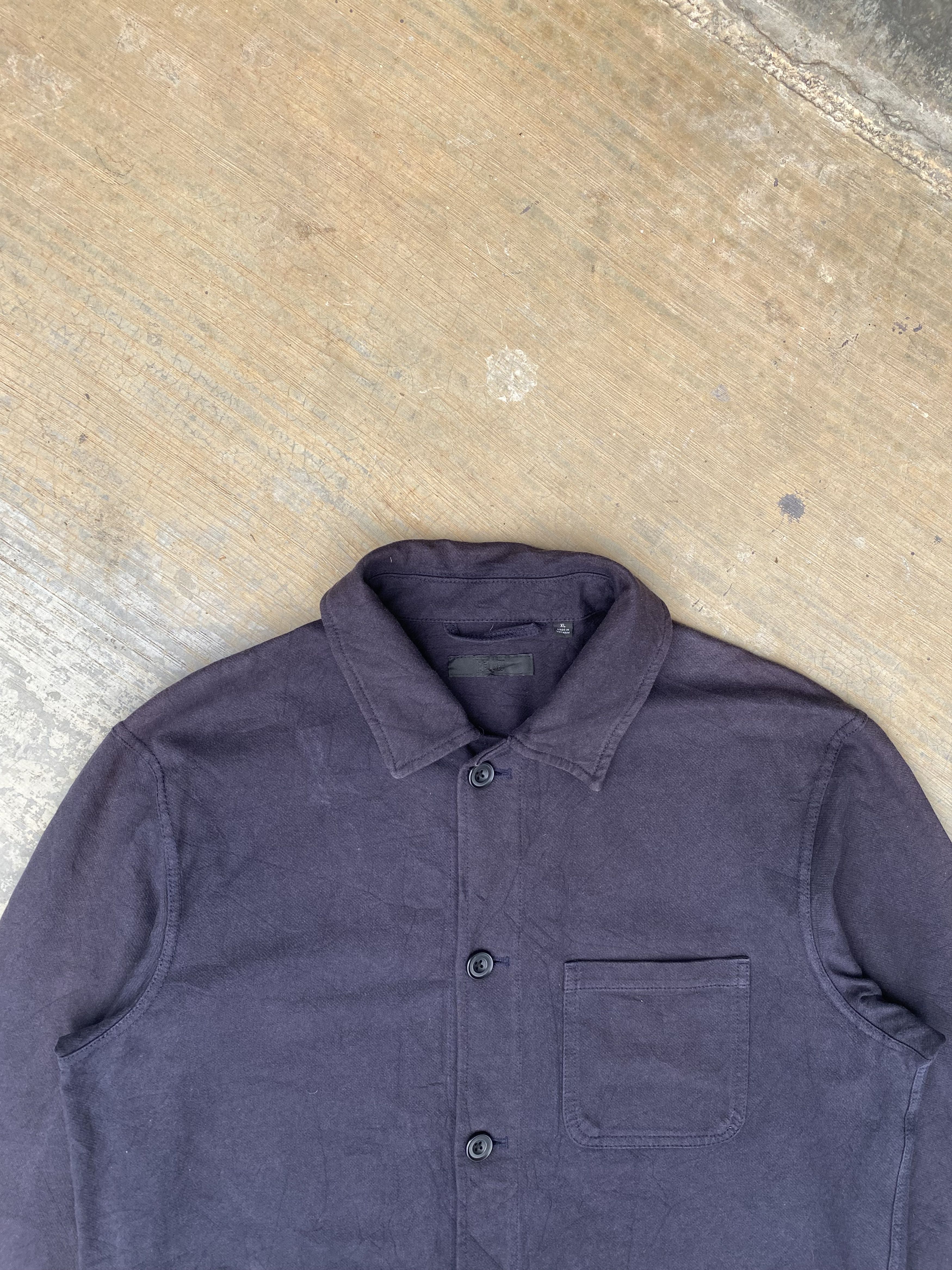 Uniqlo Uniqlo faded blue jacket Size US XL / EU 56 / 4 - 4 Thumbnail