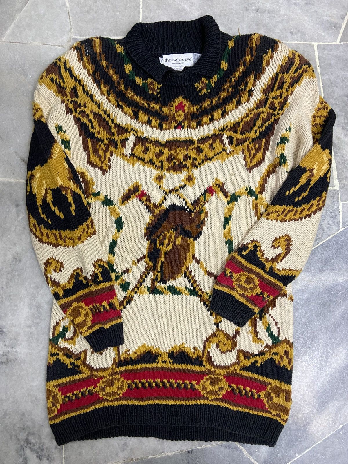 Designer × Vintage Vintage 90s The Eagles Eye Knitwear Size US S / EU 44-46 / 1 - 7 Thumbnail