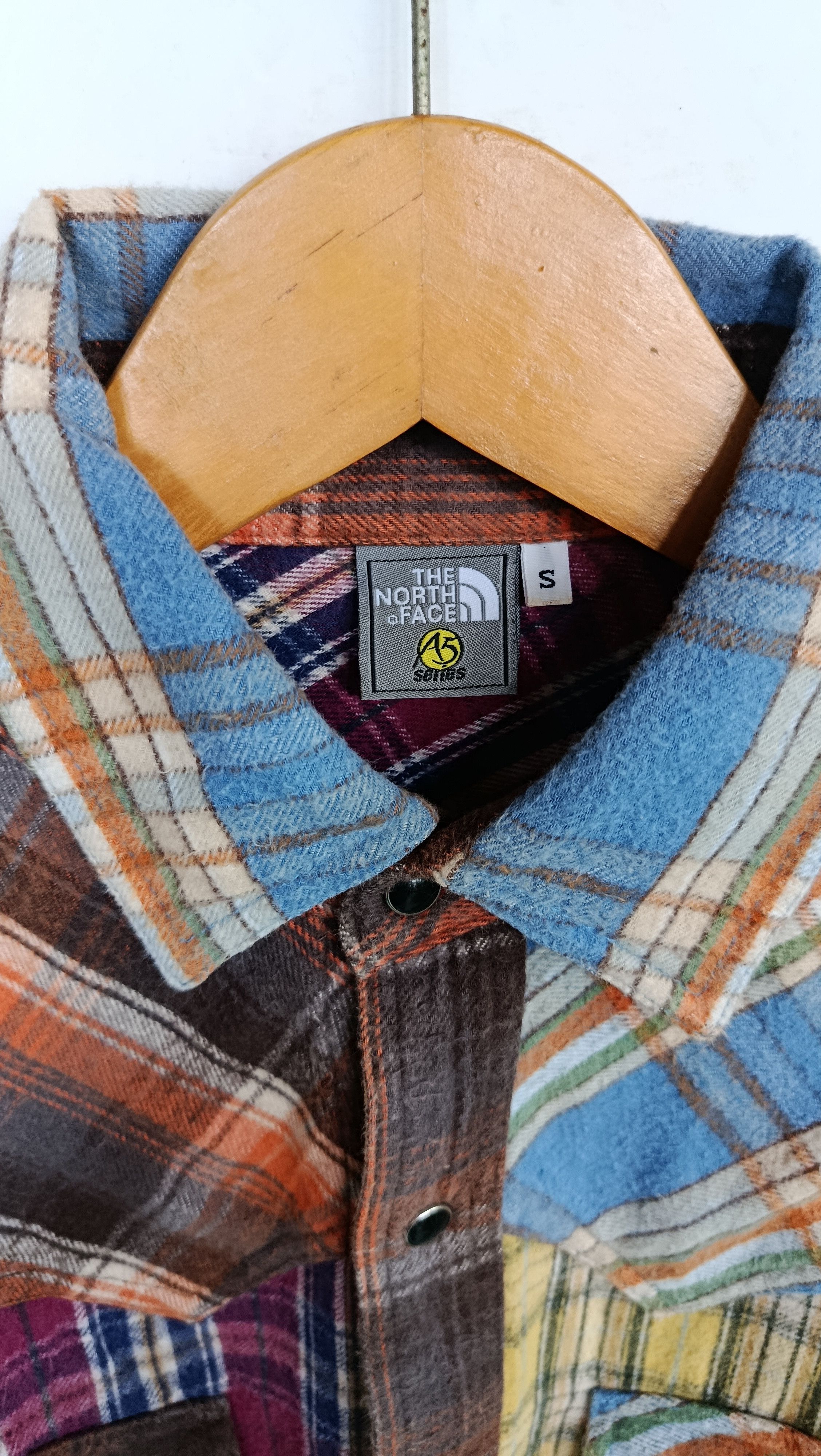 The North Face The North Face Flannel Shirt A5 Plaid Patchwork Size S fit M Size US S / EU 44-46 / 1 - 6 Thumbnail