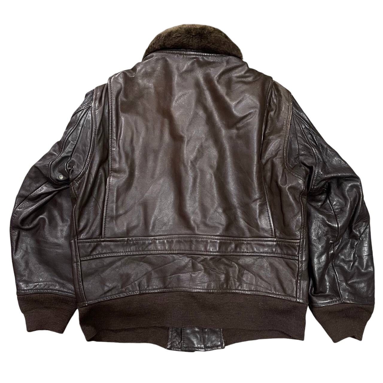 Vintage 💥 Vintage A-2 Leather Flight Jacket💥 Size US M / EU 48-50 / 2 - 6 Thumbnail