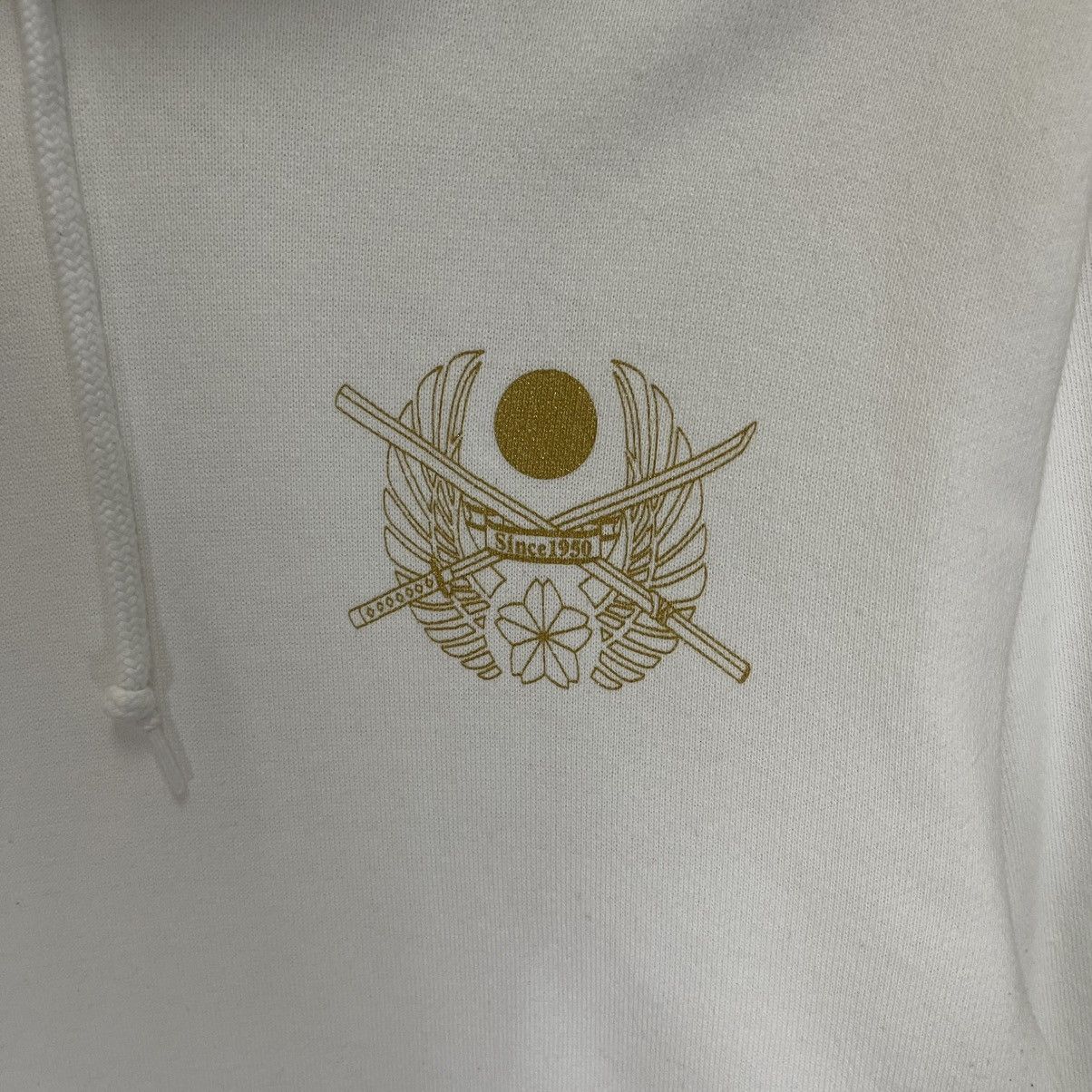 Japanese Brand Japan Ground Self Defense Force Big Logo Pullover Hoodie Size US L / EU 52-54 / 3 - 9 Thumbnail