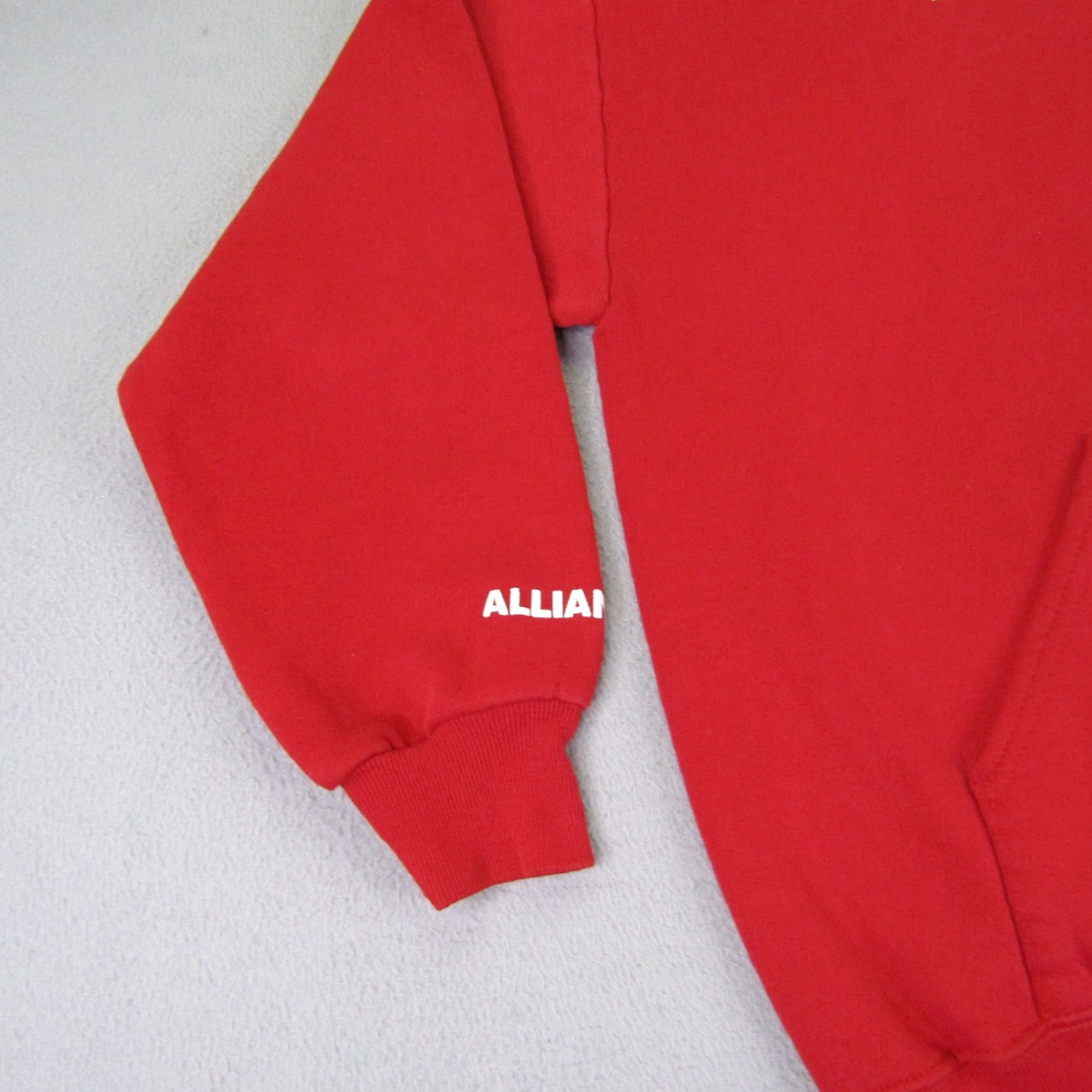 Vintage VINTAGE Allian Hoodie Sweatshirt Mens XL Red Knit Pullover Hooded Pockets 90s Outdoor Theme Accessories Size US XL / EU 56 / 4 - 5 Thumbnail
