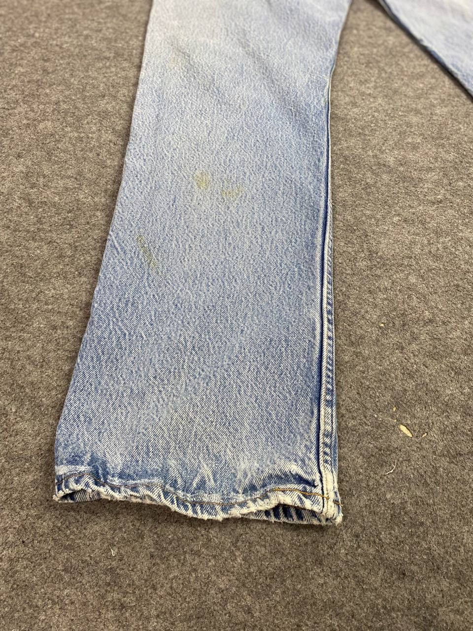 Levi's vintage 80s levis 501 distressed denim nice design Size US 34 / EU 50 - 6 Thumbnail