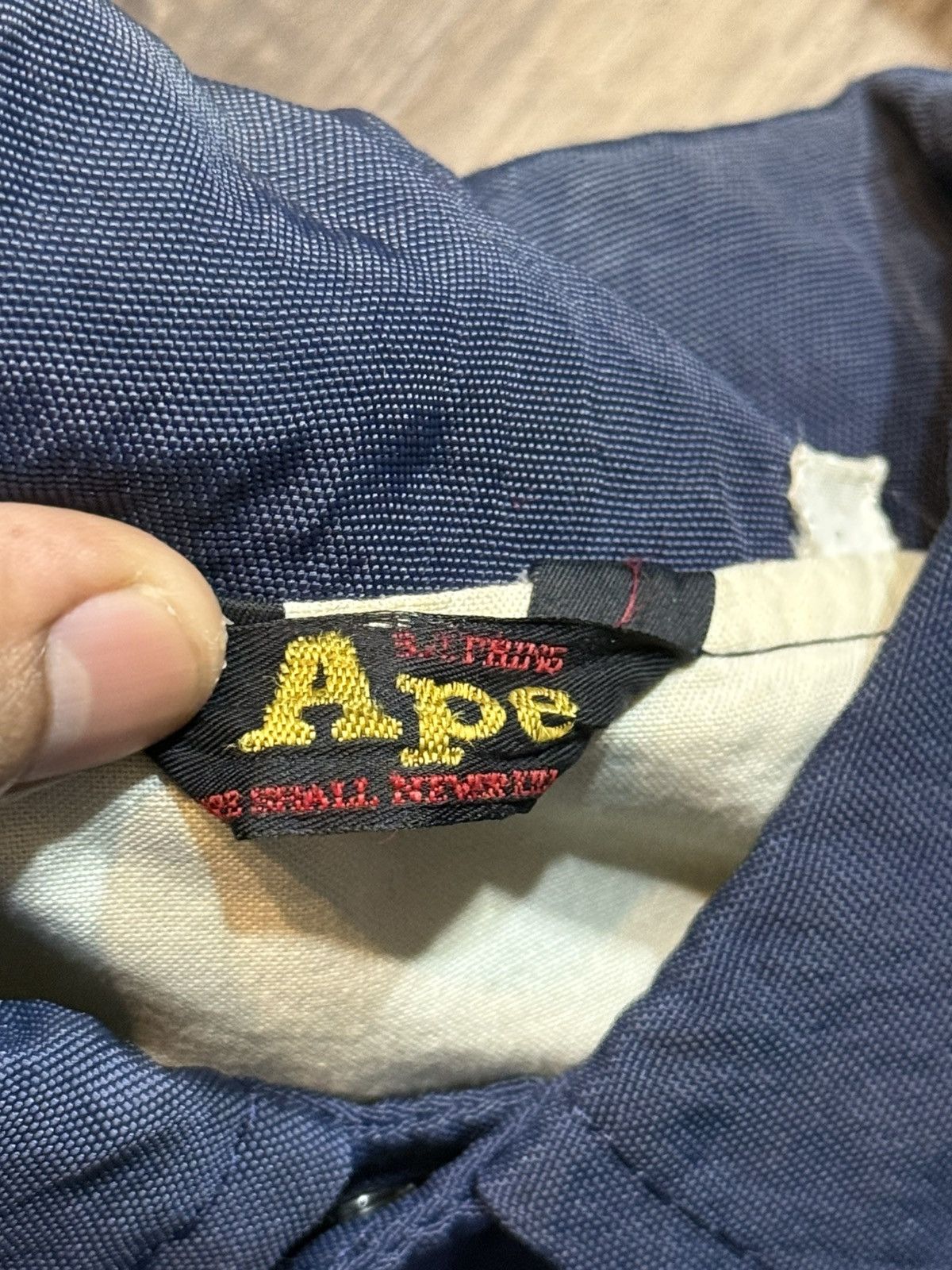 Bape Vintage A Bathing Ape General Nigo Era 90s‼️Coach Jaket Size US M / EU 48-50 / 2 - 17 Thumbnail