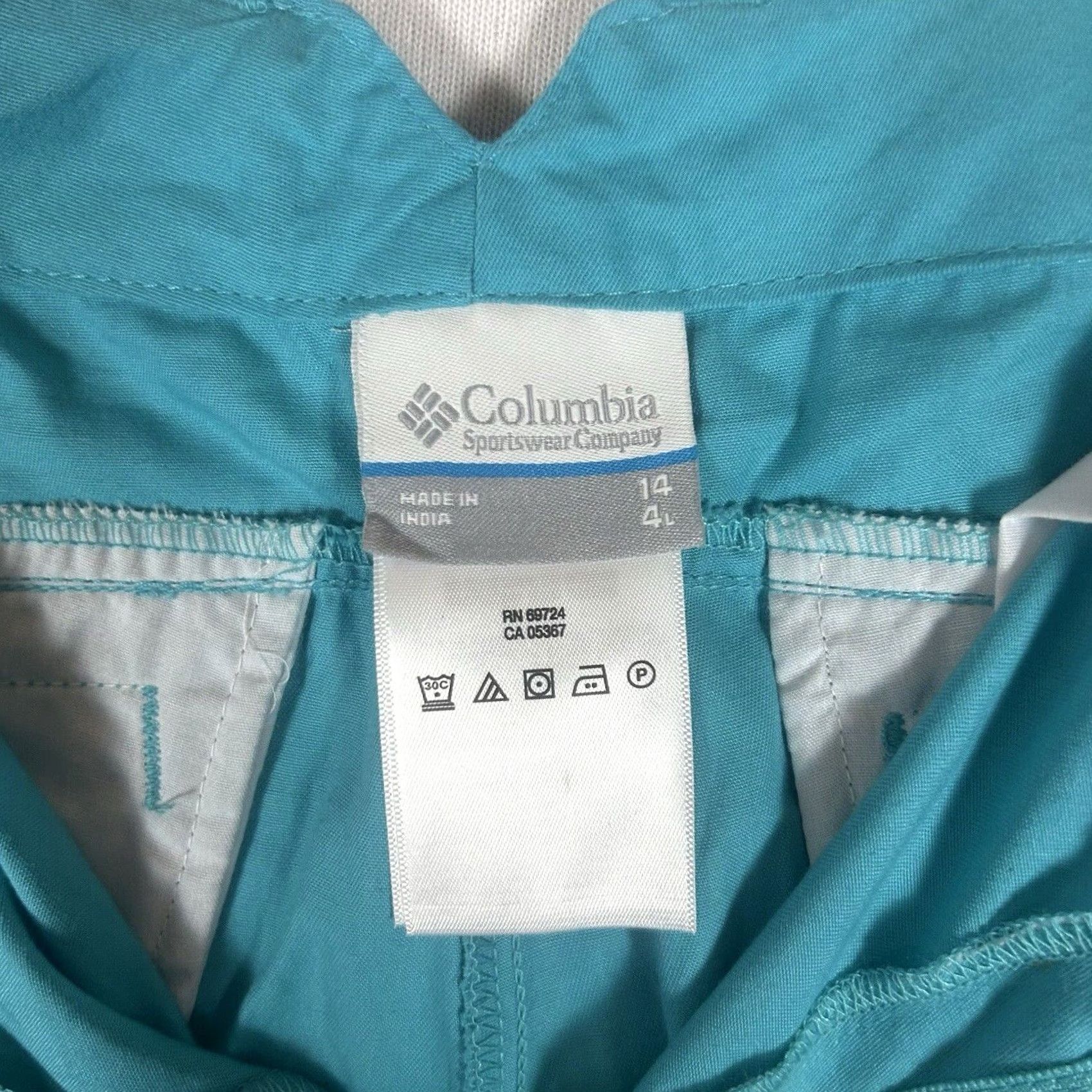 Vintage Columbia Shorts Womens 14 Lightweight Casual Hike Khaki Outdoors Mid Waist 4L Size 36" / US 14 / IT 50 - 3 Thumbnail