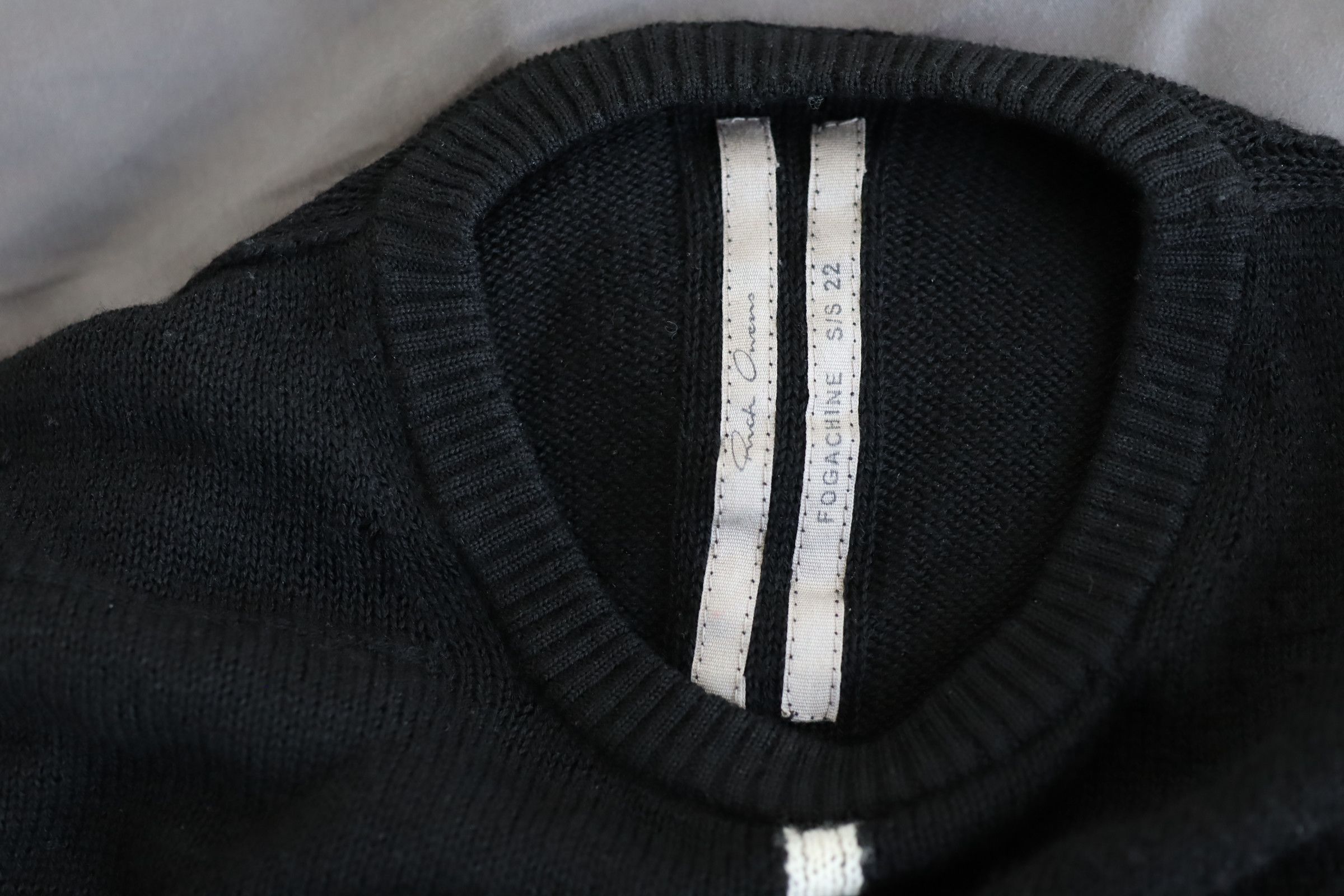 Rick Owens Fogachine Biker Lever Round Neck Sweater Size US M / EU 48-50 / 2 - 4 Thumbnail