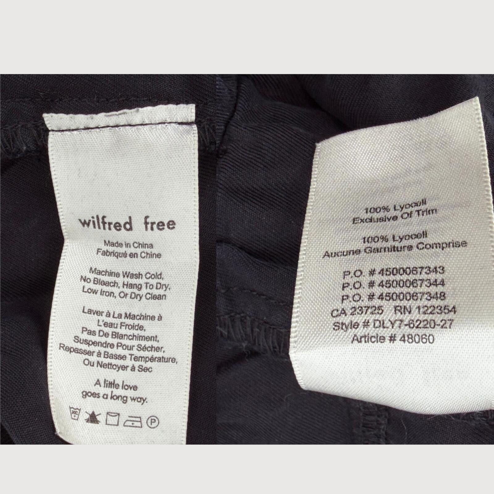 Other Aritzia Wilfred Free Valletta Overalls Cropped Black S Size 28" / US 6 / IT 42 - 5 Thumbnail