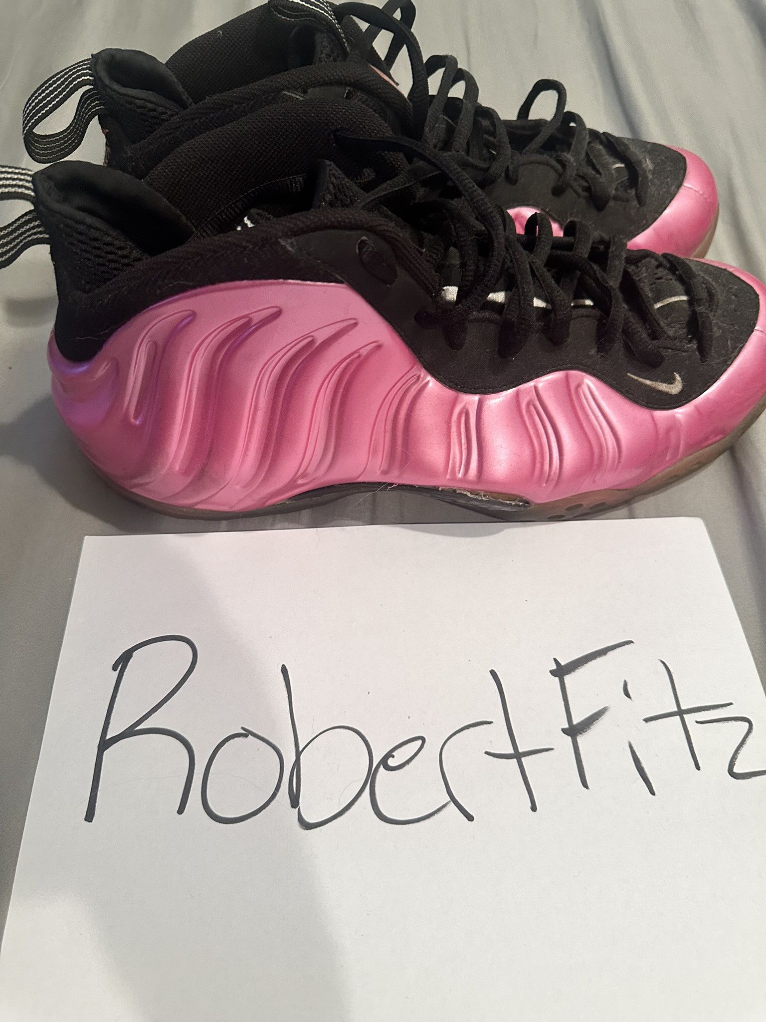 Jordan Brand Mens Nike Foamposite One 2012 Pearlized Pink *RARE* Size US 14 / EU 47 - 1 Thumbnail
