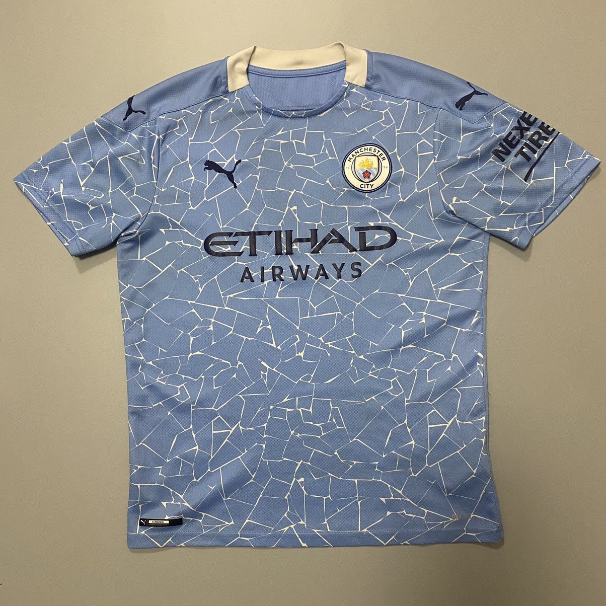 Puma Manchester City FC 2020-2021 Football Jersey Mens M Blue Size US M / EU 48-50 / 2 - 1 Thumbnail