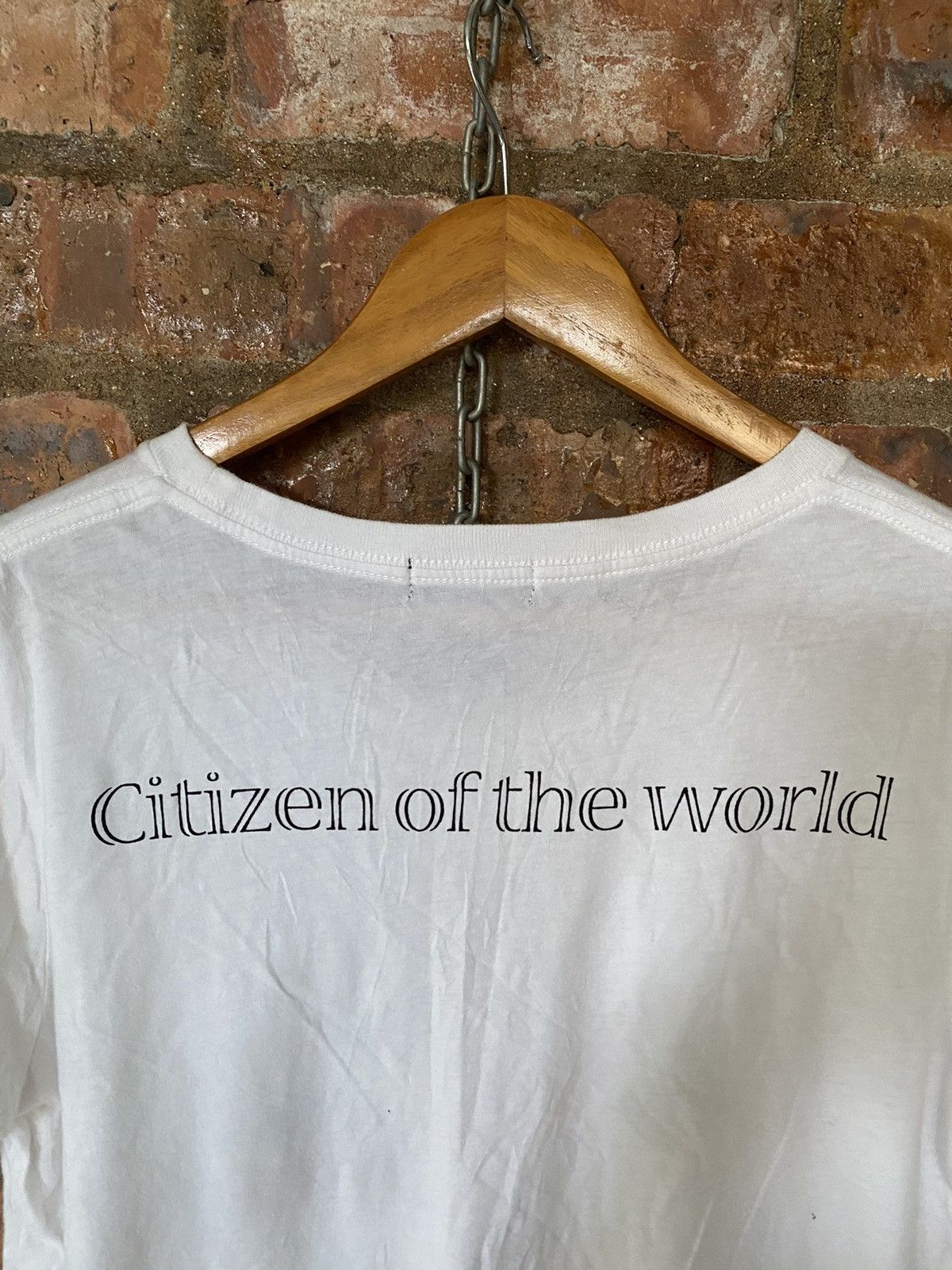 20471120 Vtg Edge Rupert Japan x Mickey UK citizens of the world Size US M / EU 48-50 / 2 - 6 Thumbnail