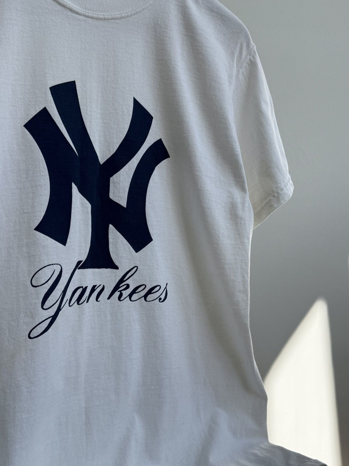 New York Yankees Vintage 90s New York Yankees T-Shirt Size US M / EU 48-50 / 2 - 2 Thumbnail