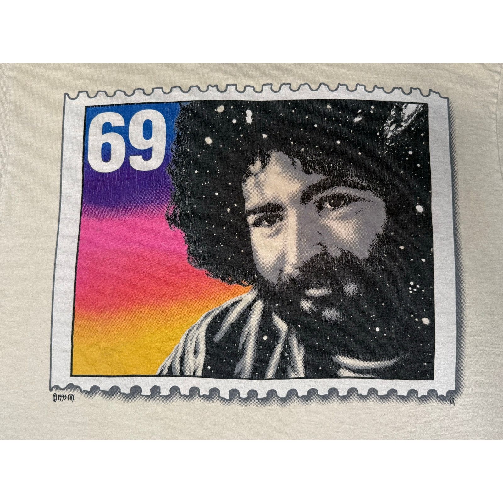 Grateful Dead × Vintage Vintage 1993 Jerry Garcia Band Grateful Dead Stamp T-shirt L Size US L / EU 52-54 / 3 - 4 Thumbnail