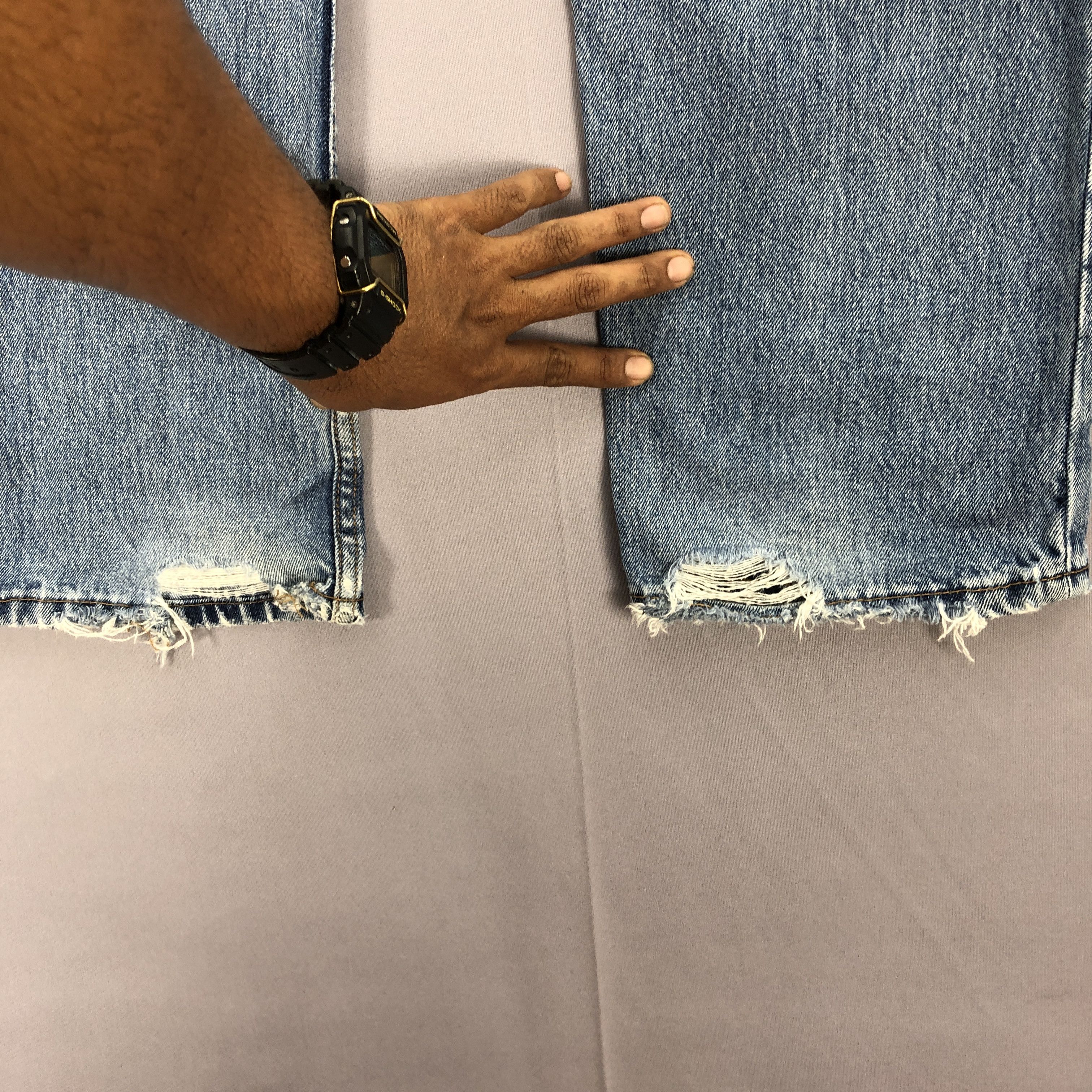 Levi's Vintage Y2K Levis 516 Faded Jeans Levi's Light Wash Denim Size US 34 / EU 50 - 6 Thumbnail