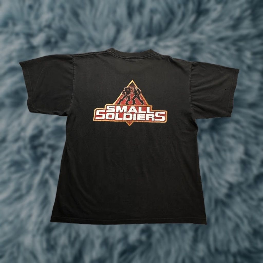 Vintage VINTAGE 1998 Small Soldiers T-Shirt Mens Large Black Universal Studios 90s Graphic Print Short Sleeve Mens Size US L / EU 52-54 / 3 - 1 Thumbnail