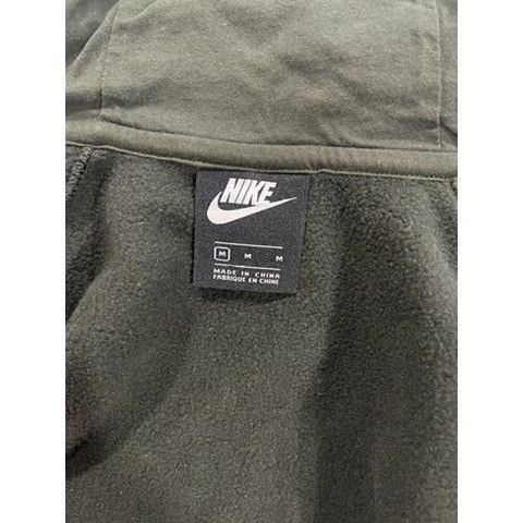 Nike Nike NSW Full zip Swoosh Hoodie Oatmeal Green Medium PRE OWN