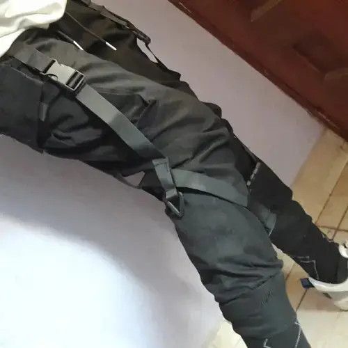 Japanese Brand Techwear Black Cargo Pants Size US 32 / EU 48 - 4 Thumbnail