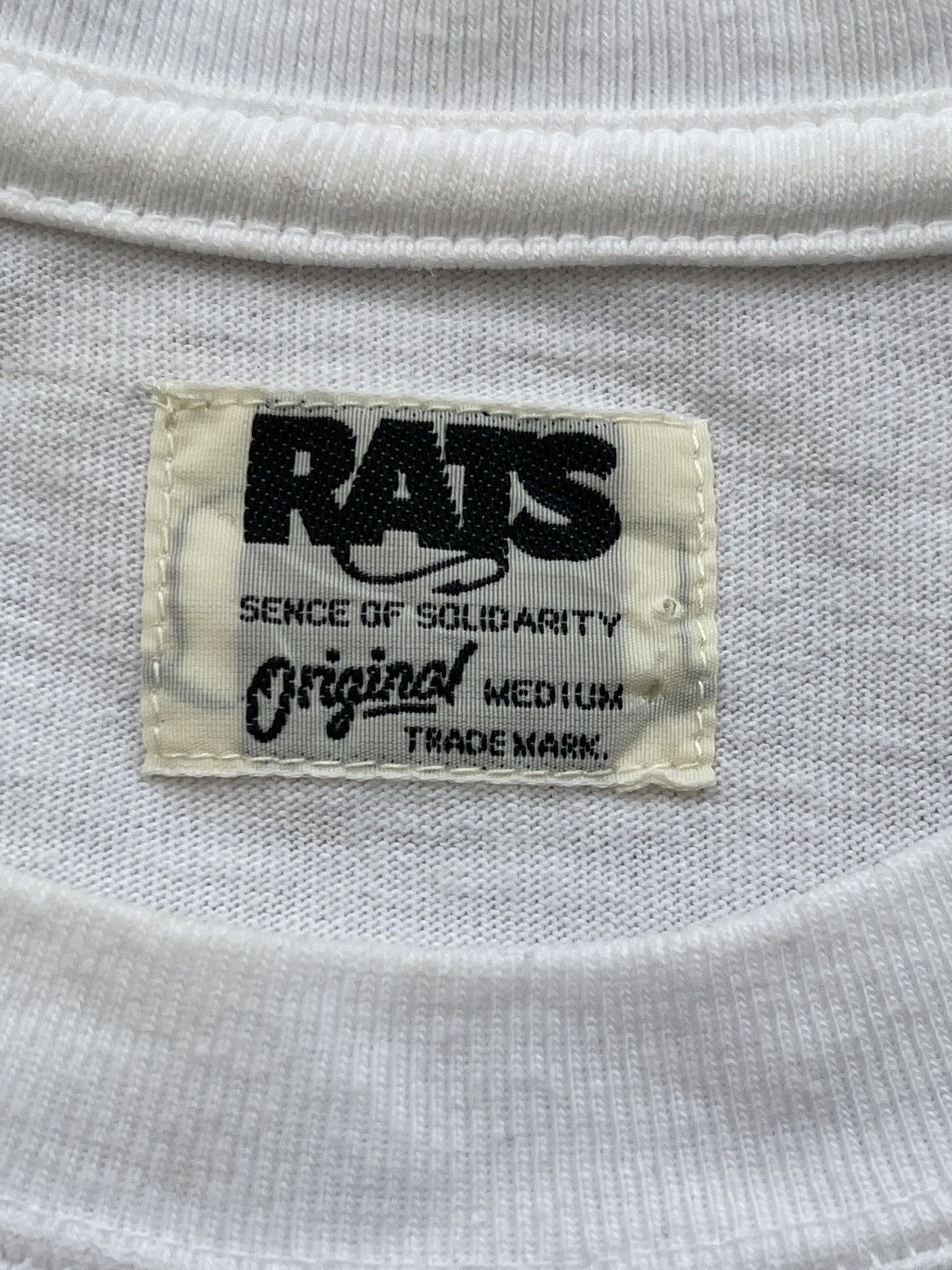RATS JAPAN Rats Japan "the rough Riders The rats" White Shirt Size US M / EU 48-50 / 2 - 5 Thumbnail
