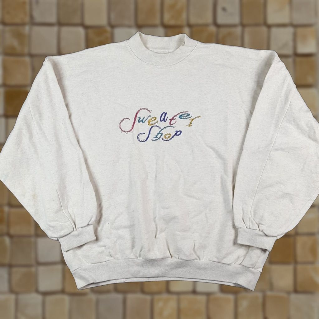 Fruit Of The Loom VINTAGE Fruit of the Loom Gray Fleece Pullover Crewneck Sweatshirt XL 90s Embroidered Unisex Adults Size US XL / EU 56 / 4 - 1 Thumbnail