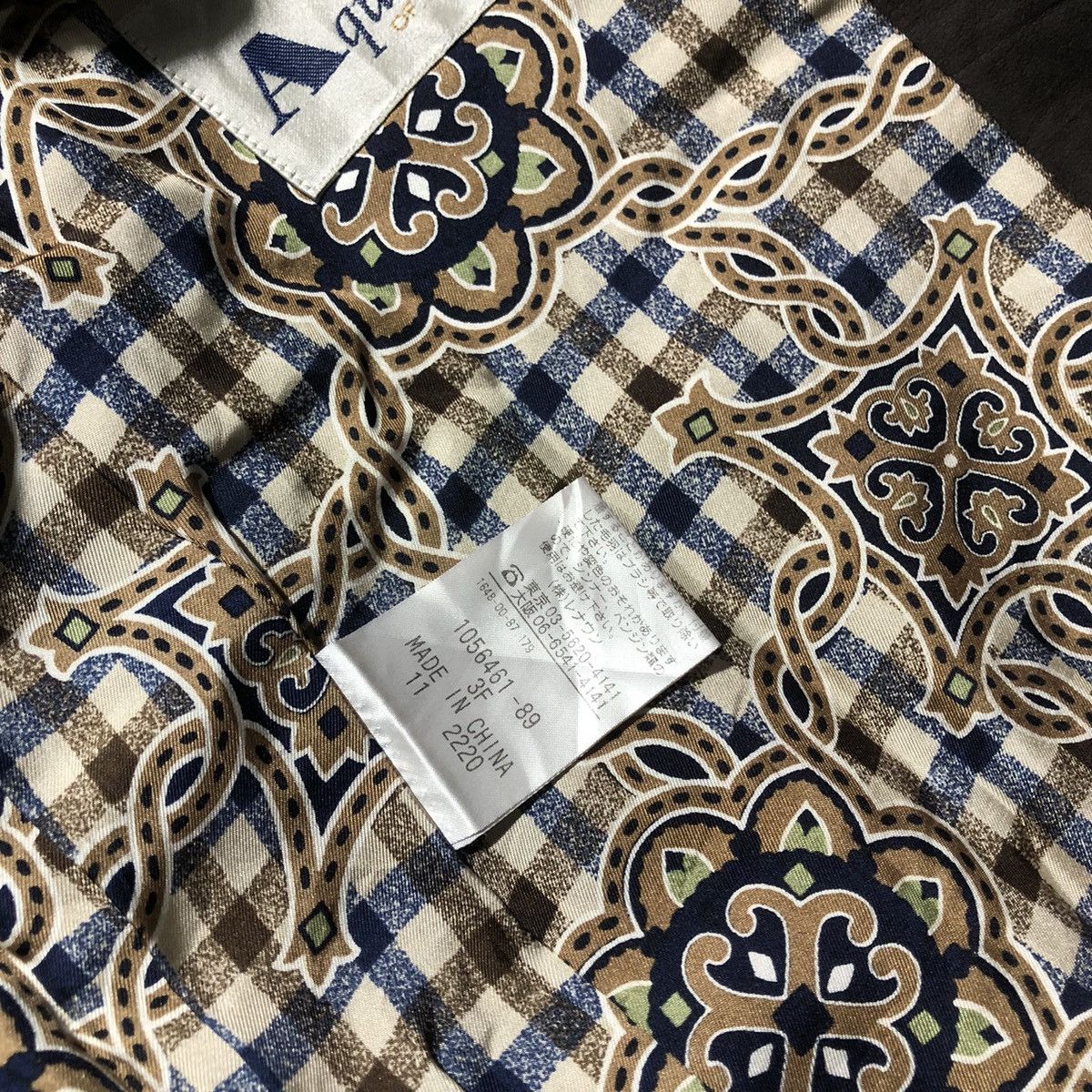 Aquascutum Aquascutum inner Iconic Pattern silk quilted jacket Size US M / EU 48-50 / 2 - 6 Thumbnail