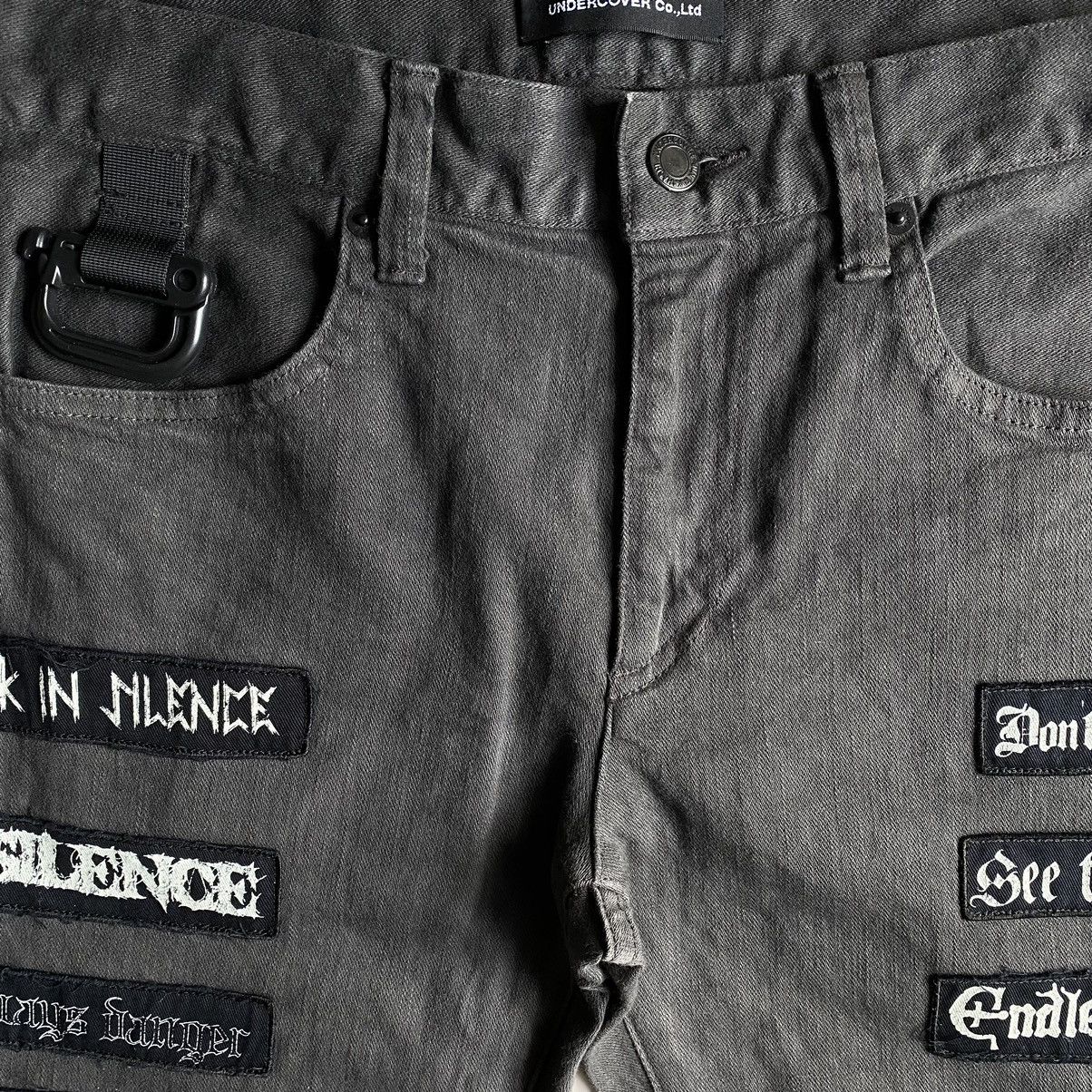 Undercover SS18 Joy Division Patch Skinny Jeans Size US 30 / EU 46 - 6 Thumbnail