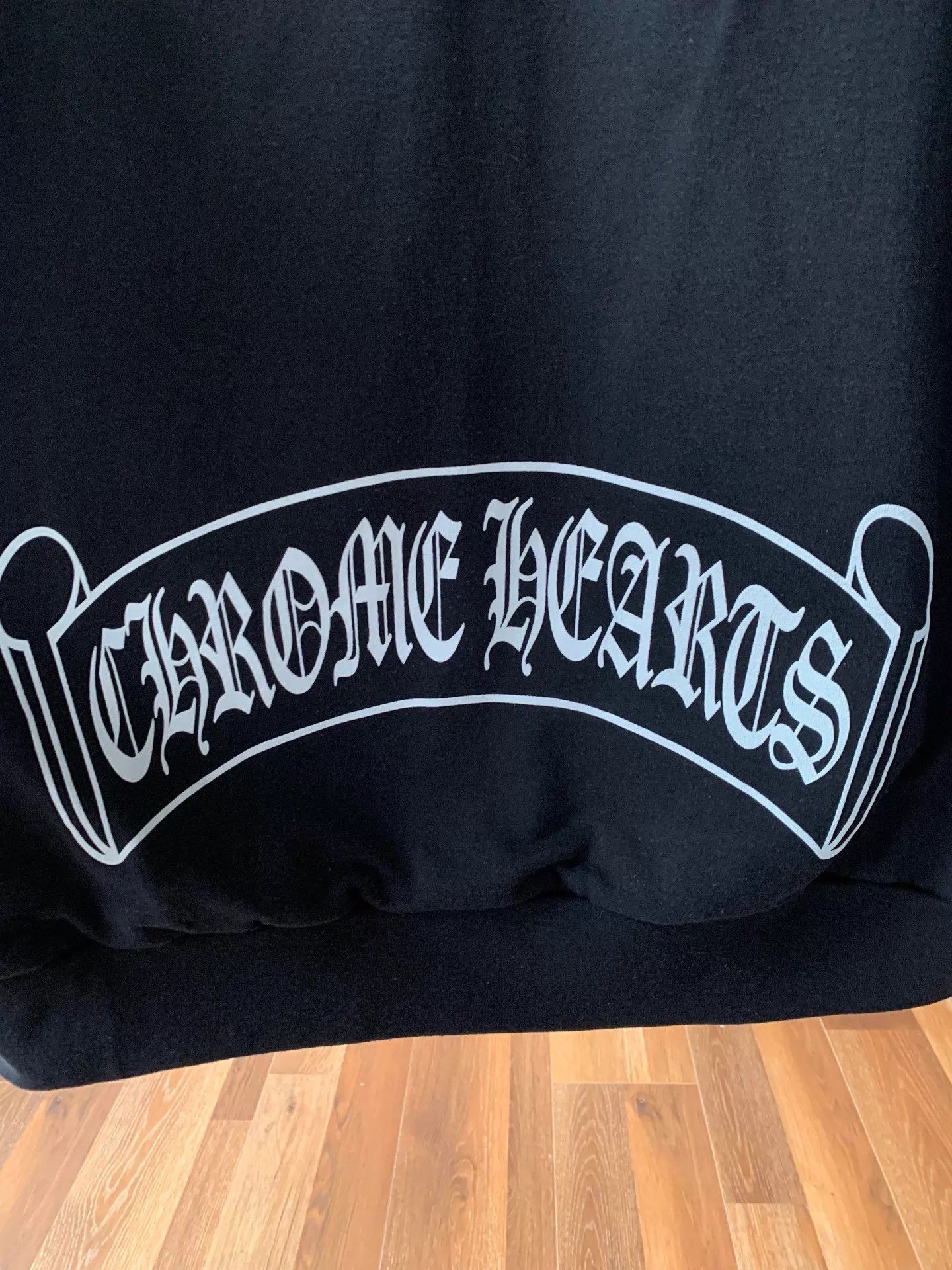 Chrome Hearts Chrome Hearts Oversized Zip-Up Jacket Black XL Size US XL / EU 56 / 4 - 7 Thumbnail