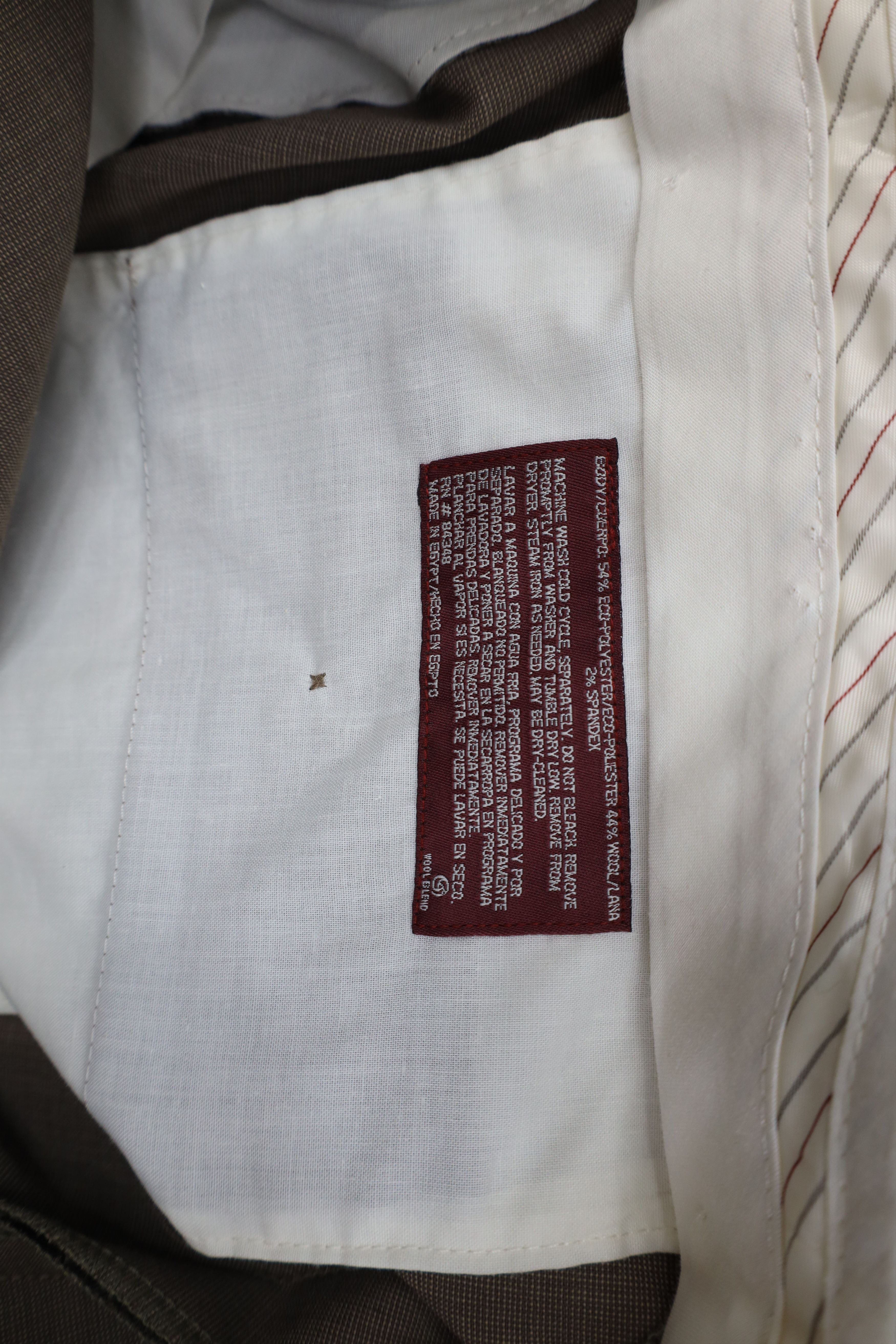 Vintage Vintage 90s Streetwear Knit Wide Leg Chino Pants Beige Size US 36 / EU 52 - 6 Thumbnail