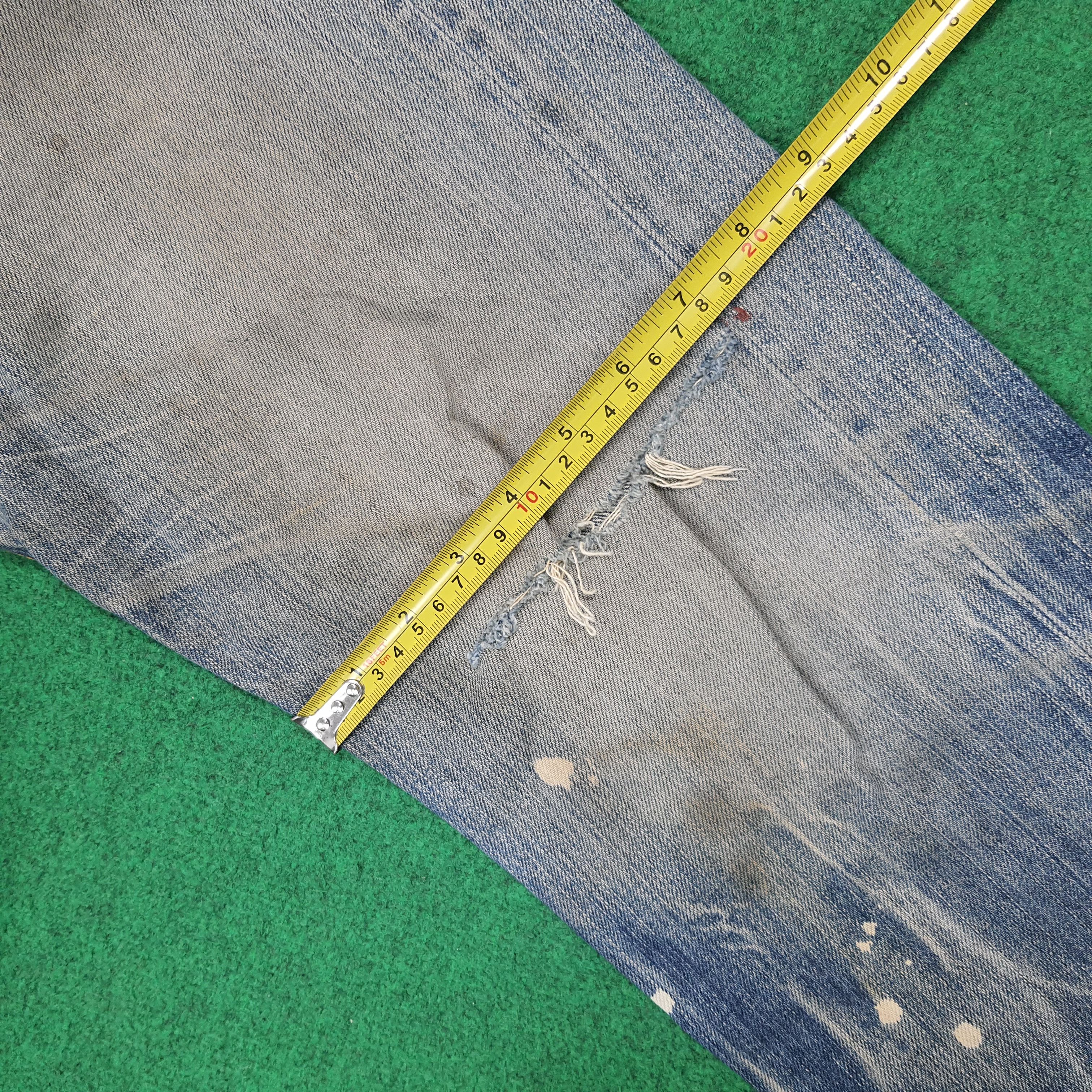 Prps Vintage Prps Made in Japan Painted Distressed Denim E1N38 Size US 33 - 16 Thumbnail