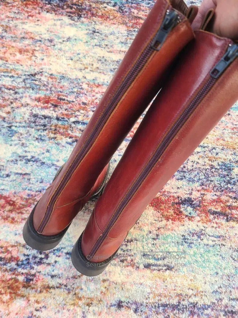 Ann Demeulemeester Ann Demeulemeester Leather Knee High Boots. Size US 8 / IT 38 - 6 Thumbnail