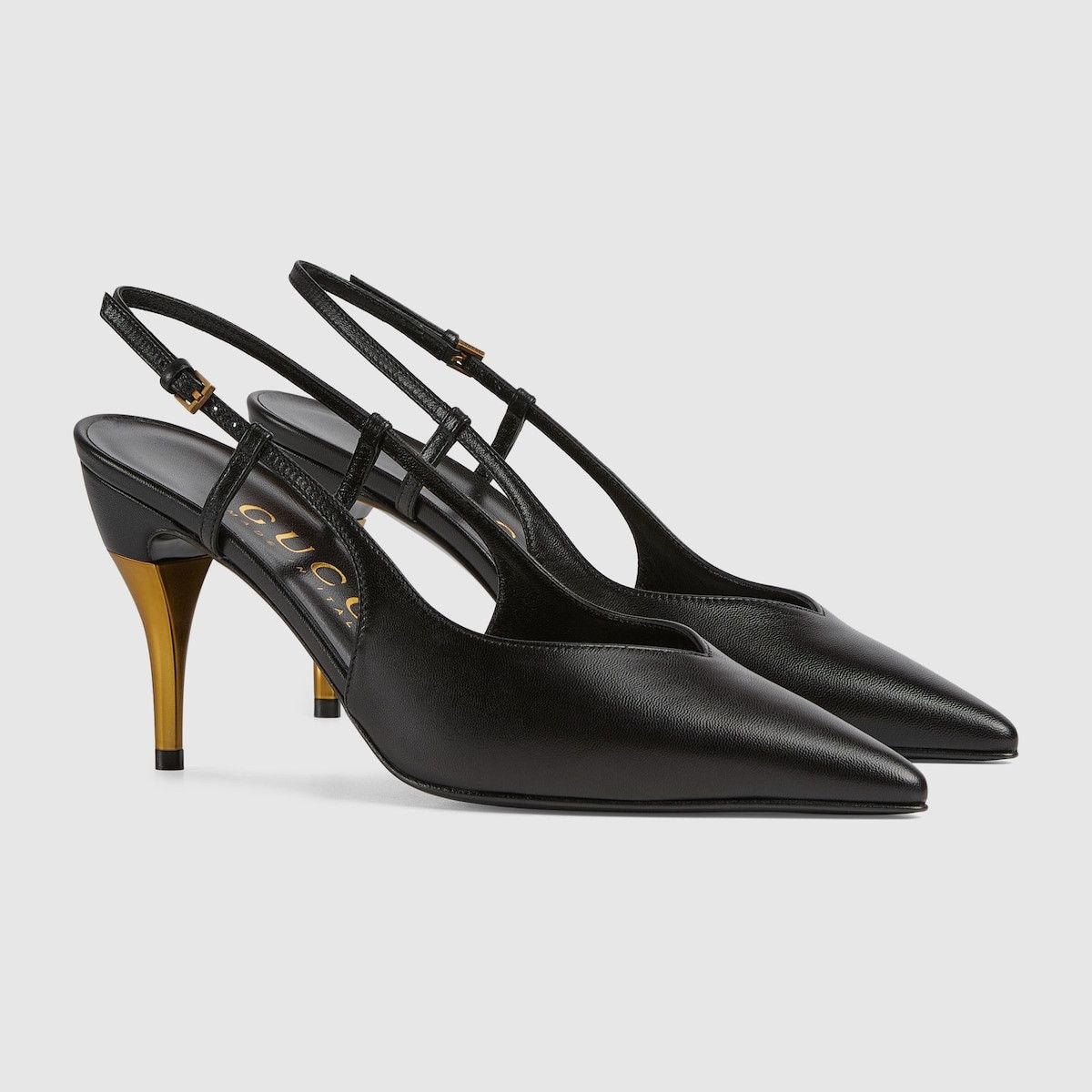 Gucci Women's slingback heeled pump Size US 5 / IT 35 - 1 Thumbnail