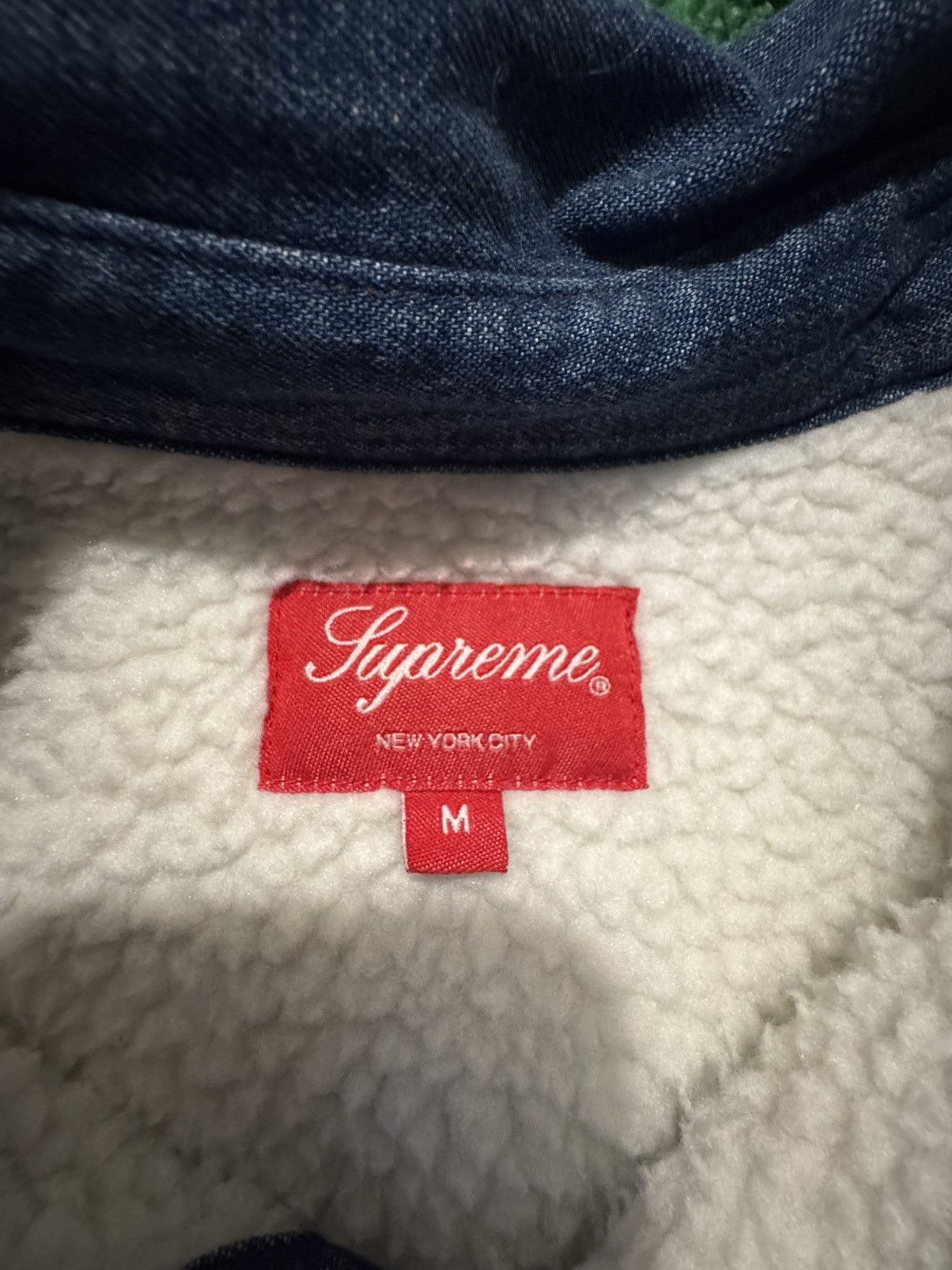 Supreme Supreme Sherpa Lined Denim Shirt Size US M / EU 48-50 / 2 - 4 Thumbnail