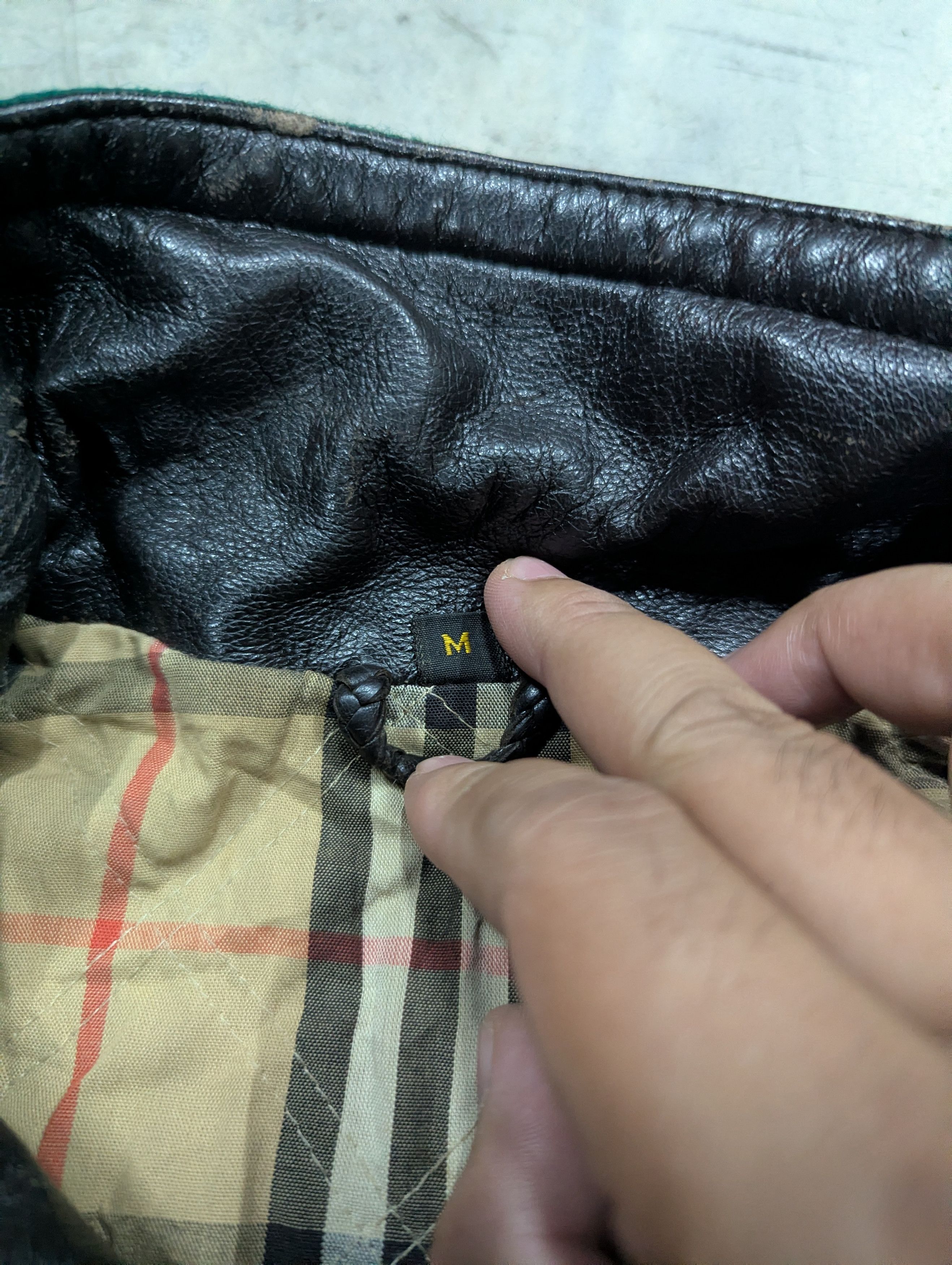 Burberry Prorsum Vintage Thrashed Burberry Prorsum Leather Field Jacket Size US M / EU 48-50 / 2 - 11 Thumbnail