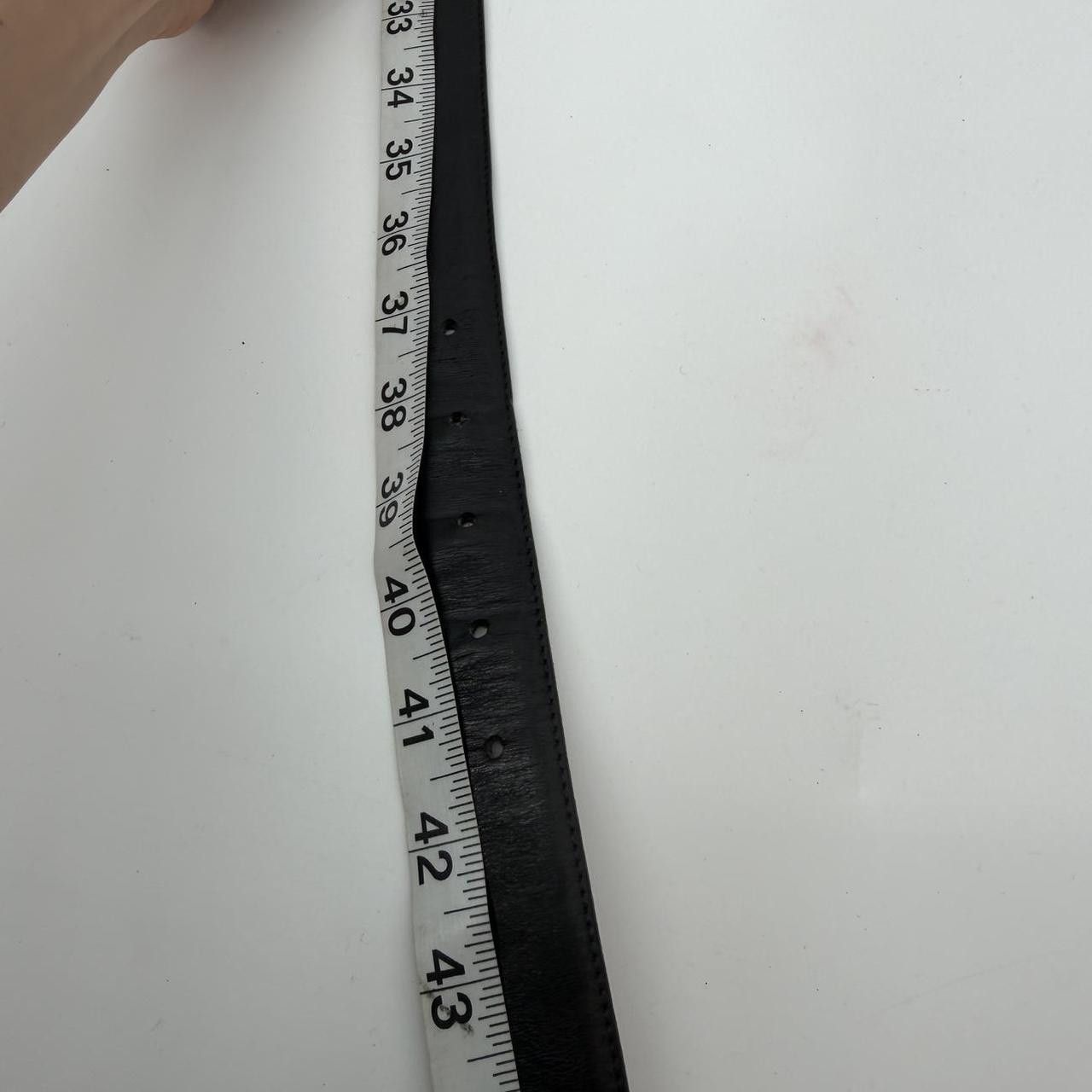 Other Rare Vintage Coach Made in Italy Black Leather Belt Solid Size 36 - 5 Thumbnail