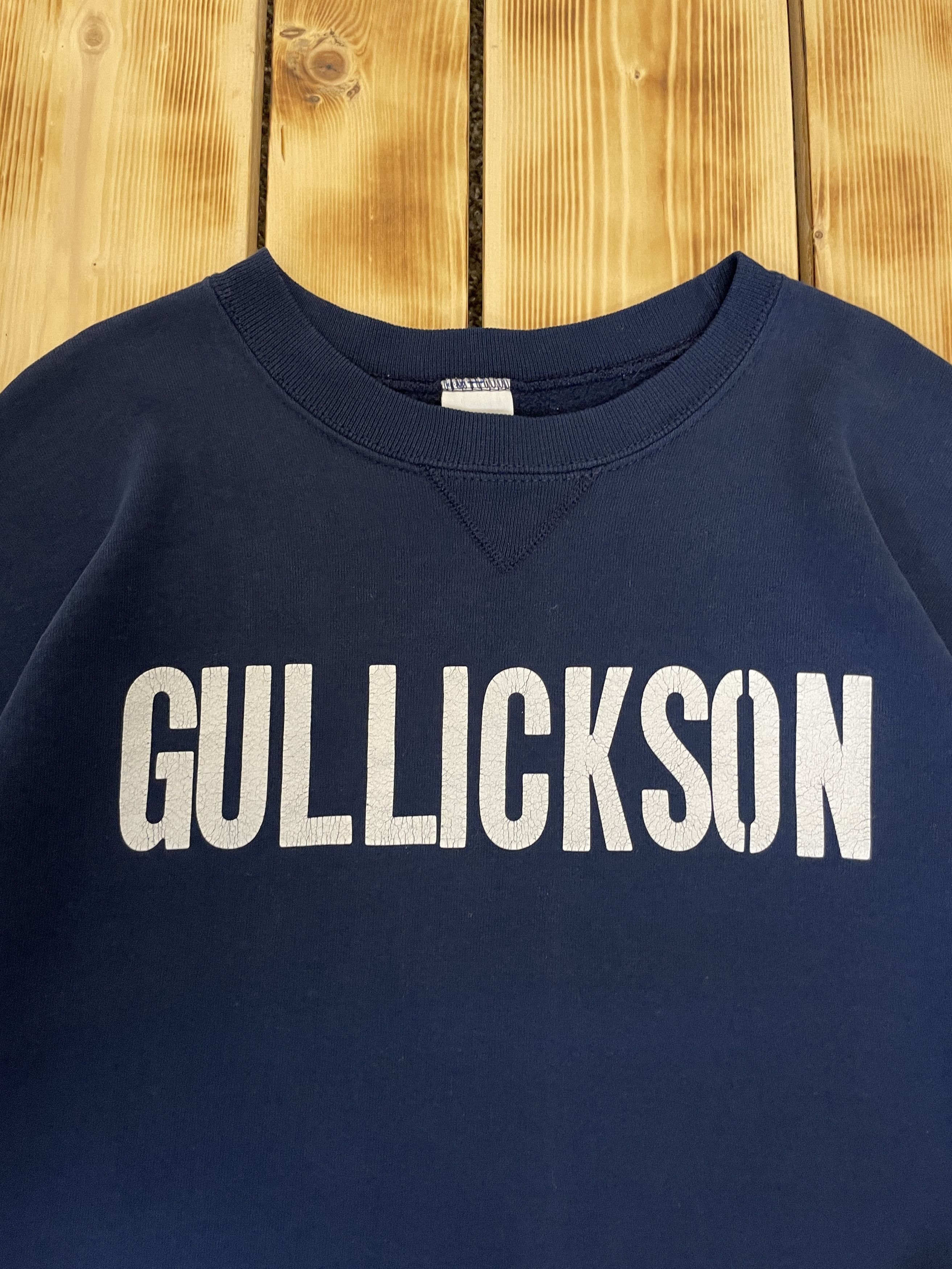 Russell Athletic Vintage Russell Athletic "GULLICKSON" Blank Sweatshirt Blue Size US L / EU 52-54 / 3 - 3 Thumbnail