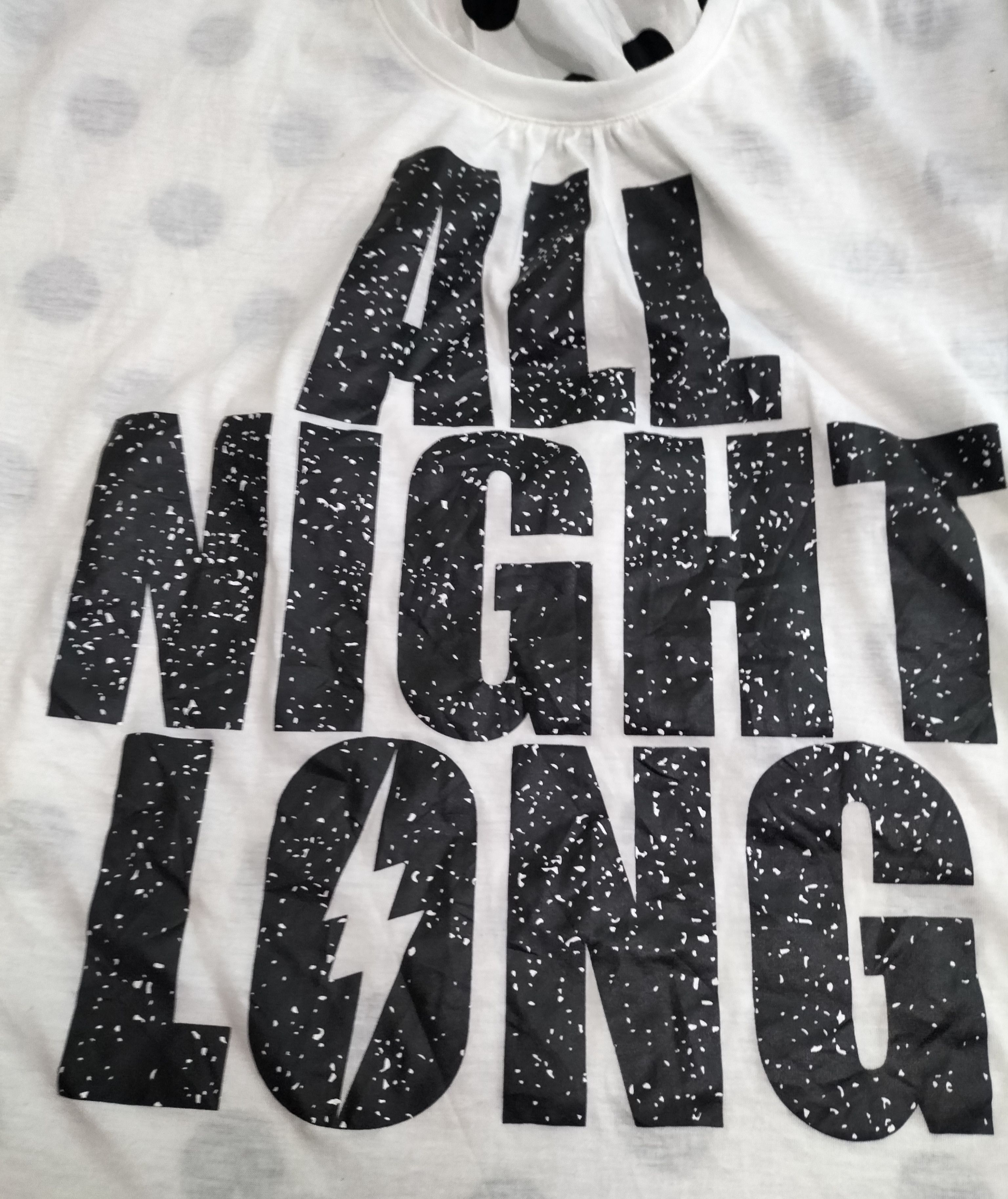 Japanese Brand Hellcat punks "All night Long " polkadot tops Size ONE SIZE - 4 Thumbnail