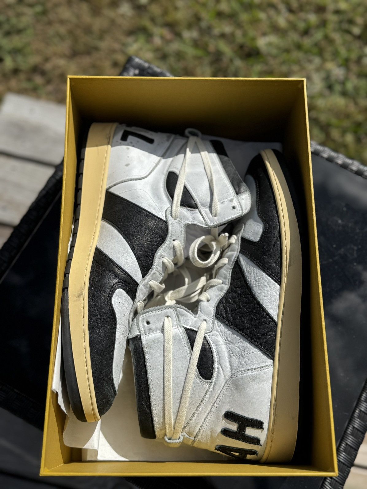 Rhude Rhude Rhecess High 'Hell Yeah' Size US 12 / EU 45 - 5 Thumbnail
