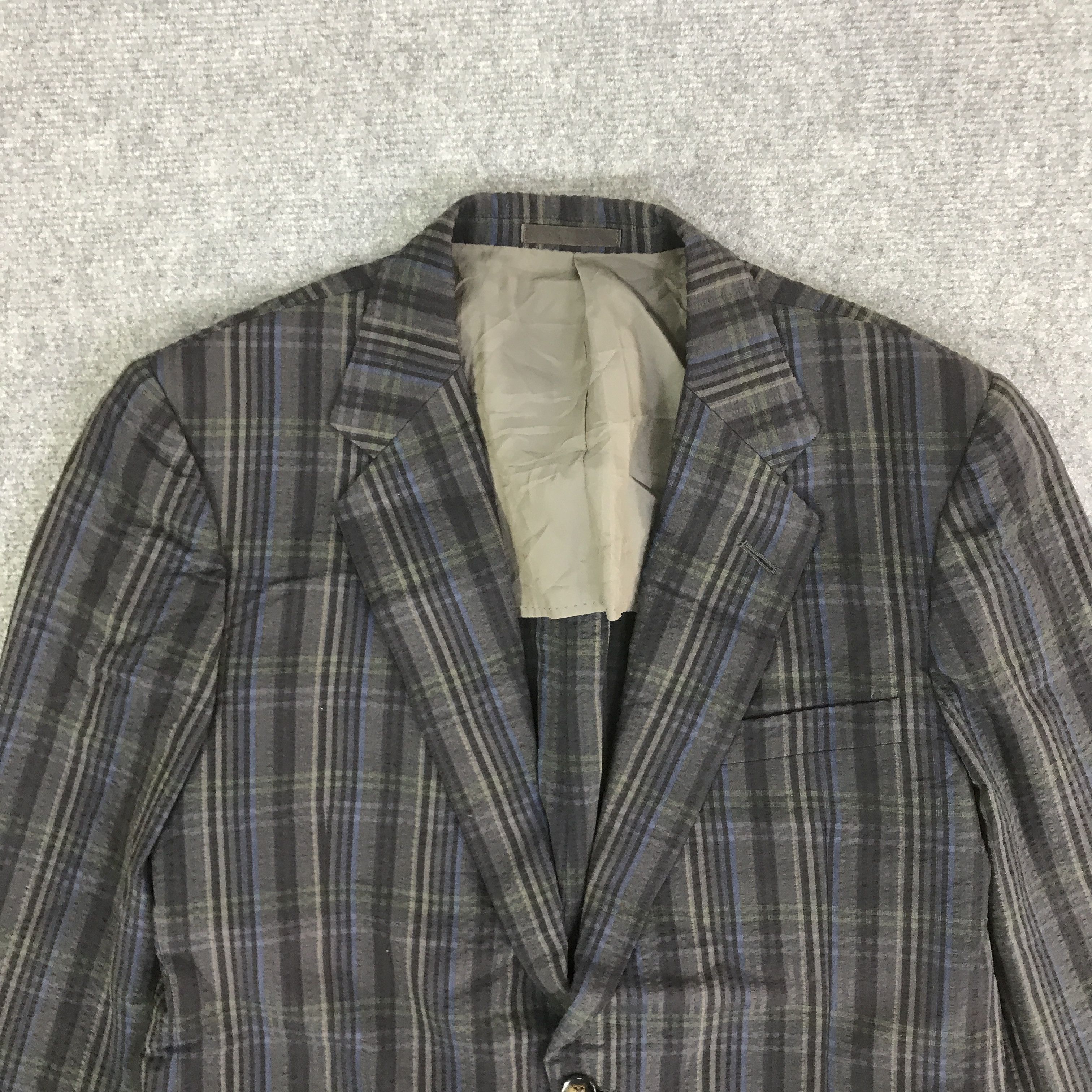 Burberry BURBERRY BLAZER TARTAN JAPAN JACKET K122B18 Size US M / EU 48-50 / 2 - 2 Thumbnail