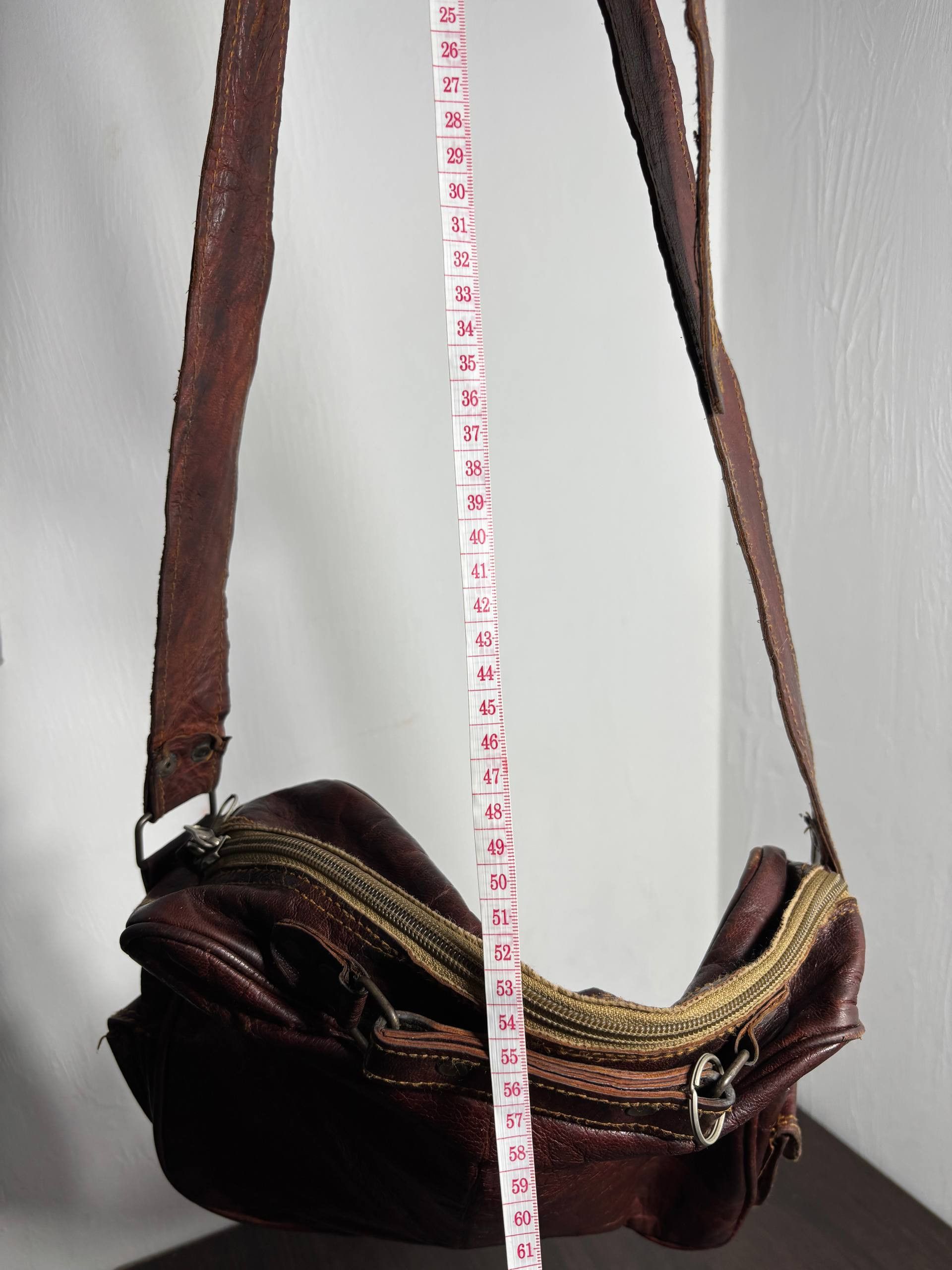 Diesel Diesel style Avant Garde Leather Distressed VTG Bag Size ONE SIZE - 6 Thumbnail