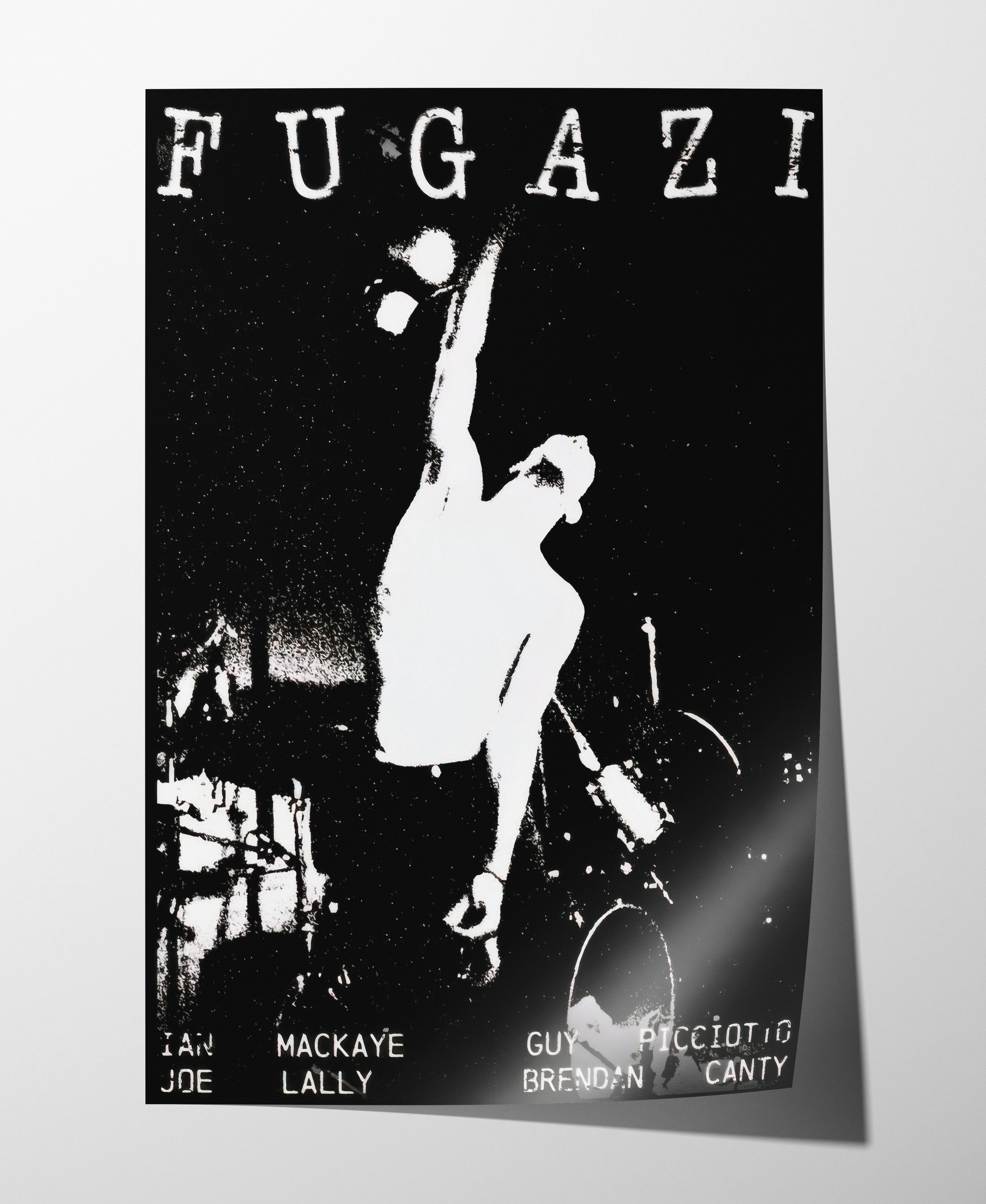 Fugazi Fugazi Poster Print Tee Gift Vintage Music Band Merch Shirt Size ONE SIZE - 3 Thumbnail