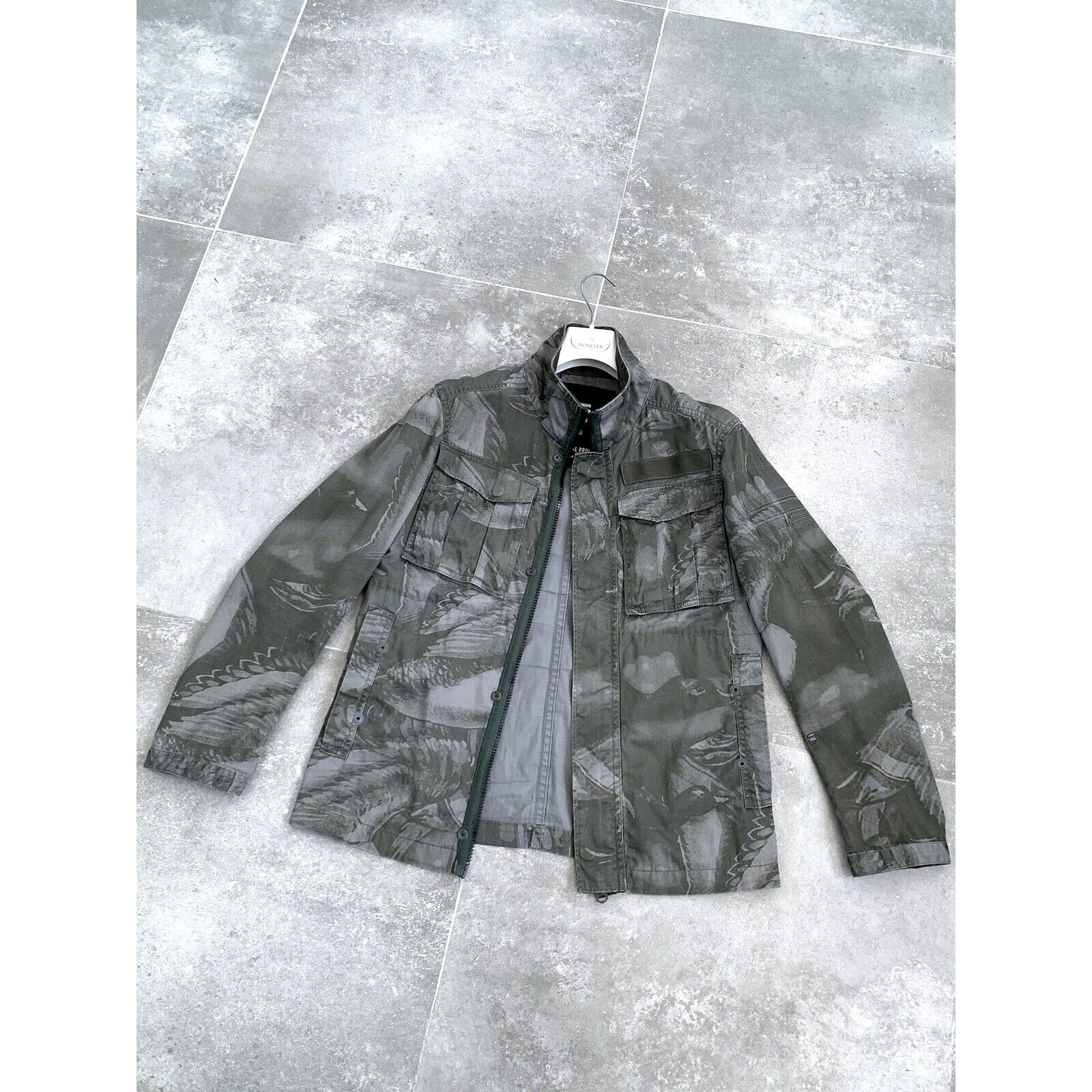 G-Star Men's G-STAR Raw Camo Overshirt Military Coat Jacket S EU 46 Size US S / EU 44-46 / 1 - 2 Thumbnail