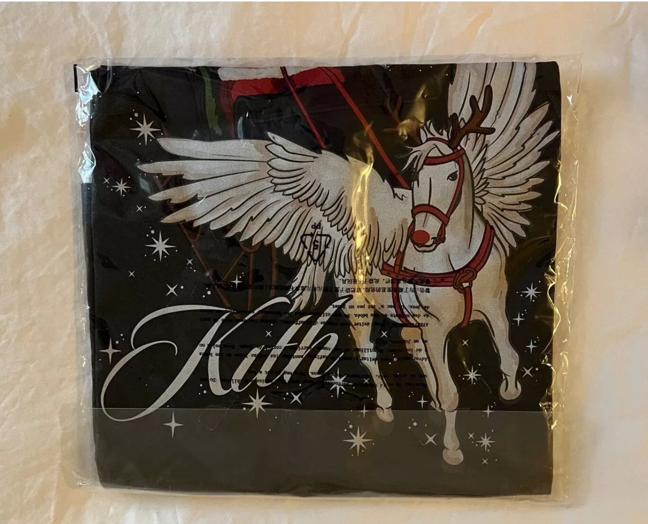 Kith Kith Kithmas Sleigh Vintage Tee in Black Men’s Size XL Size US XL / EU 56 / 4 - 5 Thumbnail