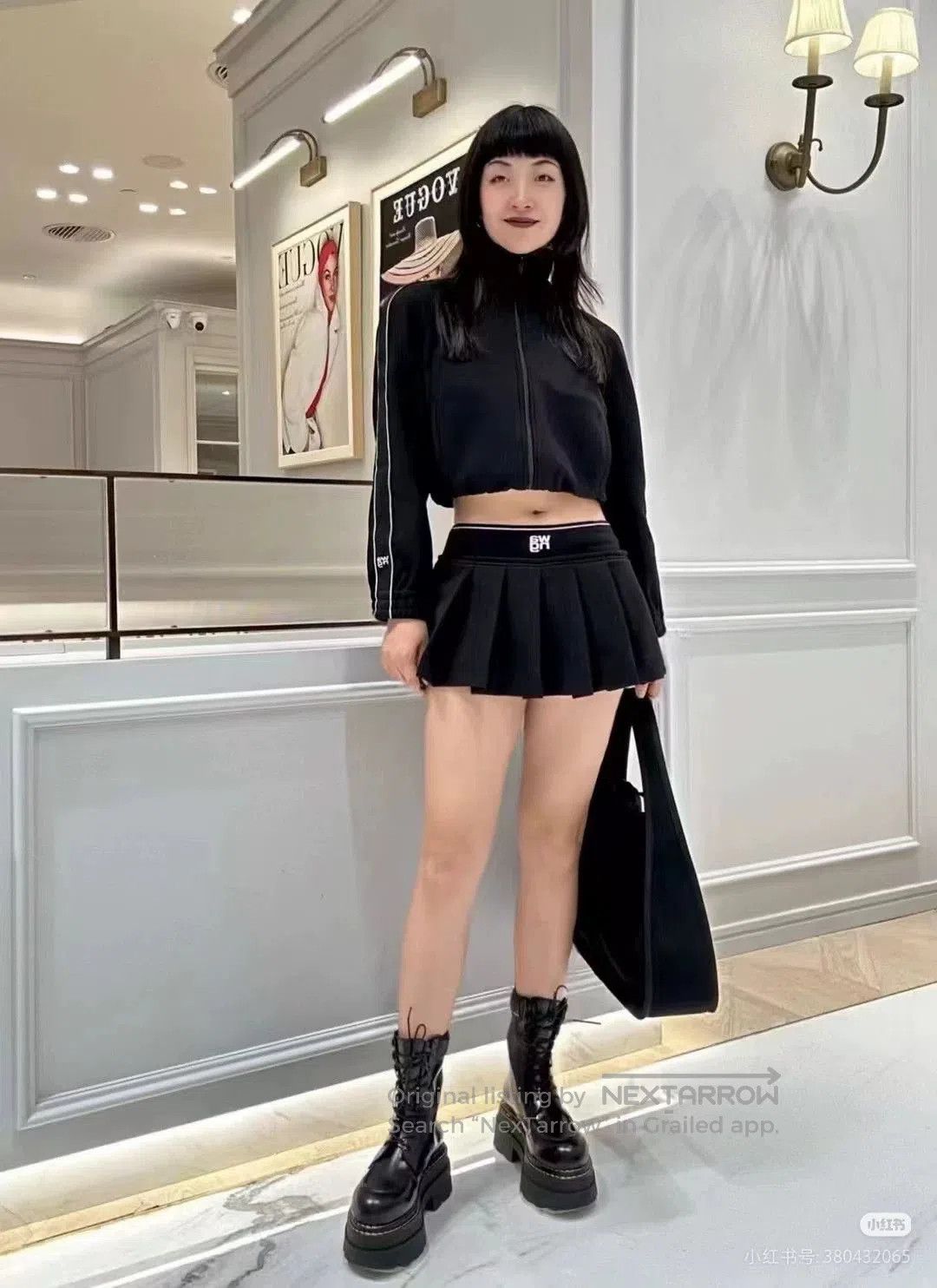 Alexander Wang Alexander Wang Striped Ribbon Stand Collar Coat. Size M / US 6-8 / IT 42-44 - 9 Thumbnail