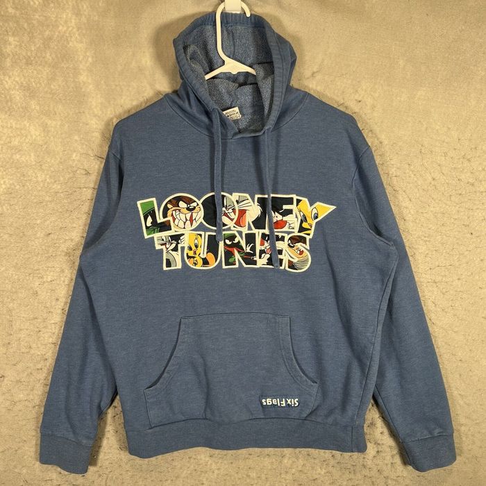 Vintage looney tunes American flag red sweater