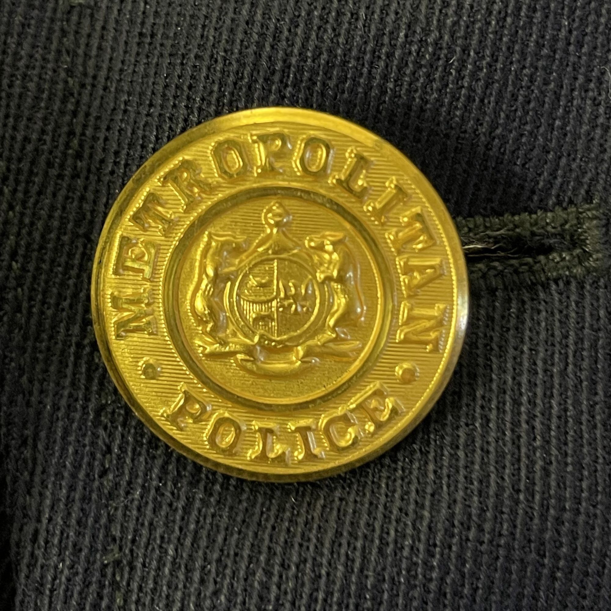 Other Vtg Blue GABARDINE Sport Coat METROPOLITAN POLICE Jacket Size 38R - 8 Thumbnail