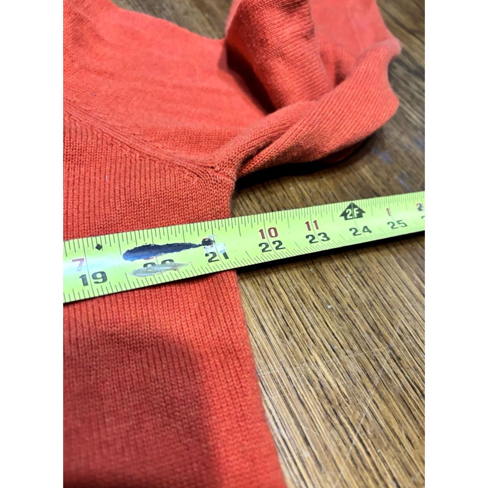 J.Crew J.CREW Sweater Orange Quarter Zip Cotton Pullover Men's M Size US M / EU 48-50 / 2 - 3 Thumbnail
