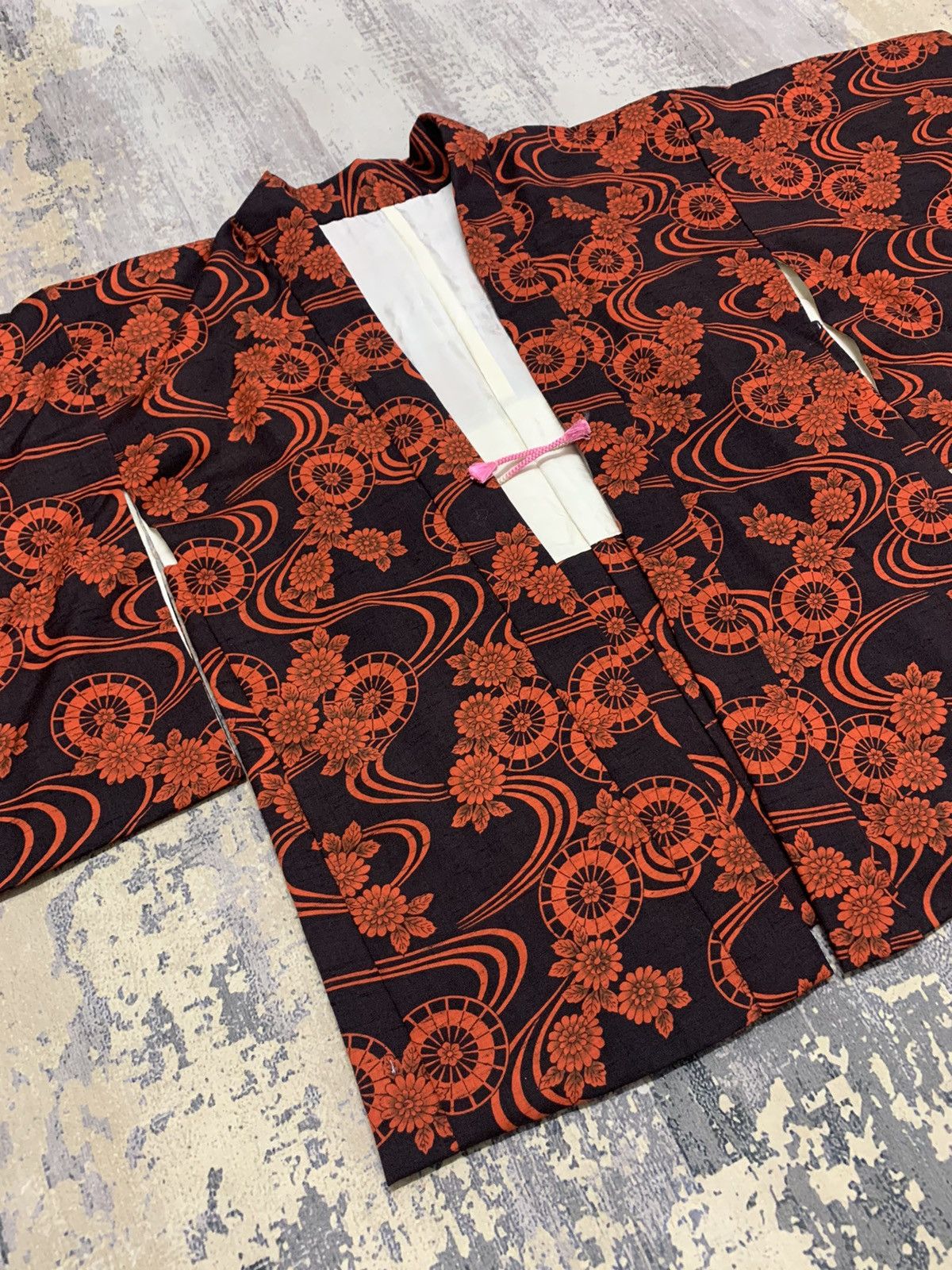 Japanese Brand Vintage Japanese Traditional Floral Pattern Kimono Size US L / EU 52-54 / 3 - 4 Thumbnail