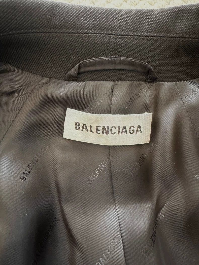 Balenciaga Balenciaga Solid black single-breasted long-sleeved suit 25 Size 34R - 5 Thumbnail
