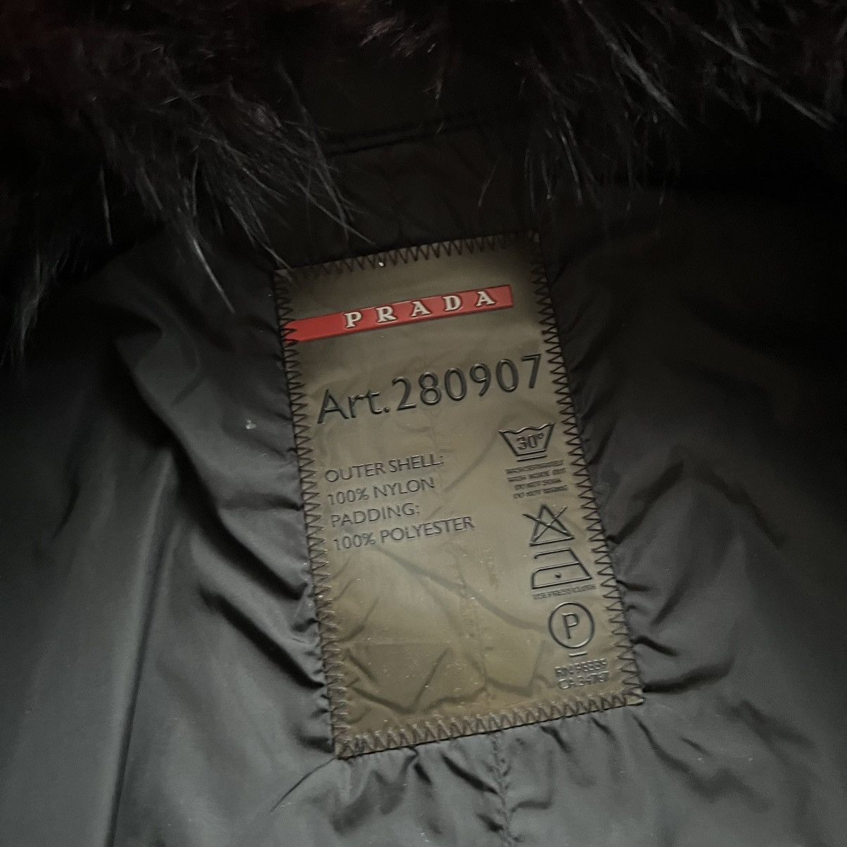 Prada Prada nylon jacket fur blue fox Size M / US 6-8 / IT 42-44 - 5 Thumbnail